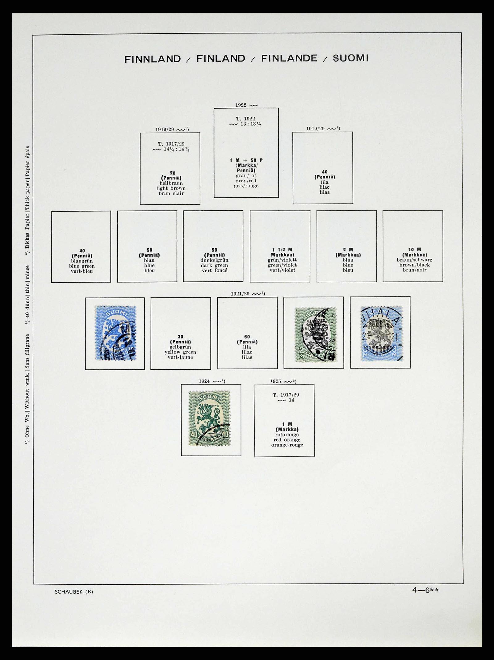 38552 0013 - Stamp collection 38552 Finland 1856-2014.
