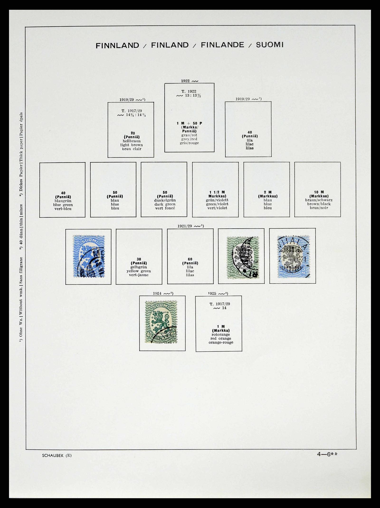 38552 0013 - Postzegelverzameling 38552 Finland 1856-2014.