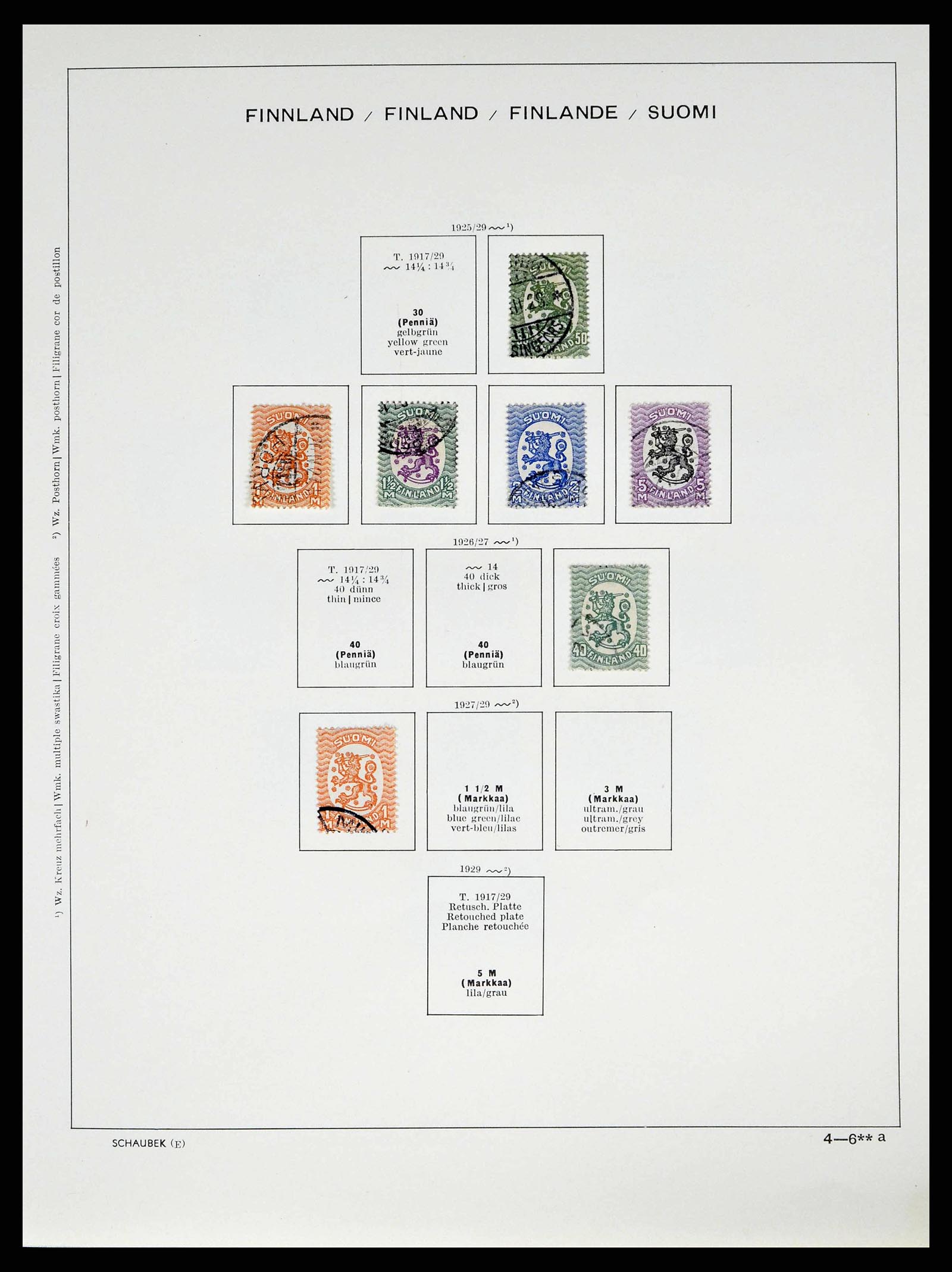 38552 0014 - Postzegelverzameling 38552 Finland 1856-2014.