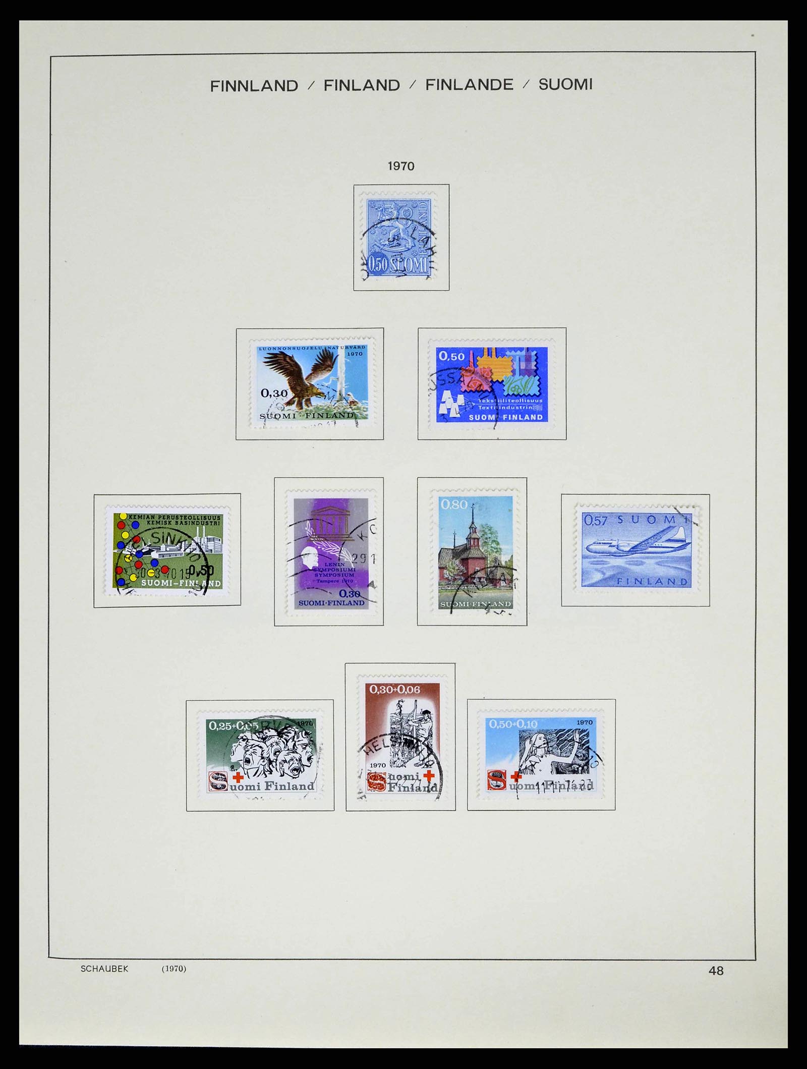 38552 0057 - Postzegelverzameling 38552 Finland 1856-2014.