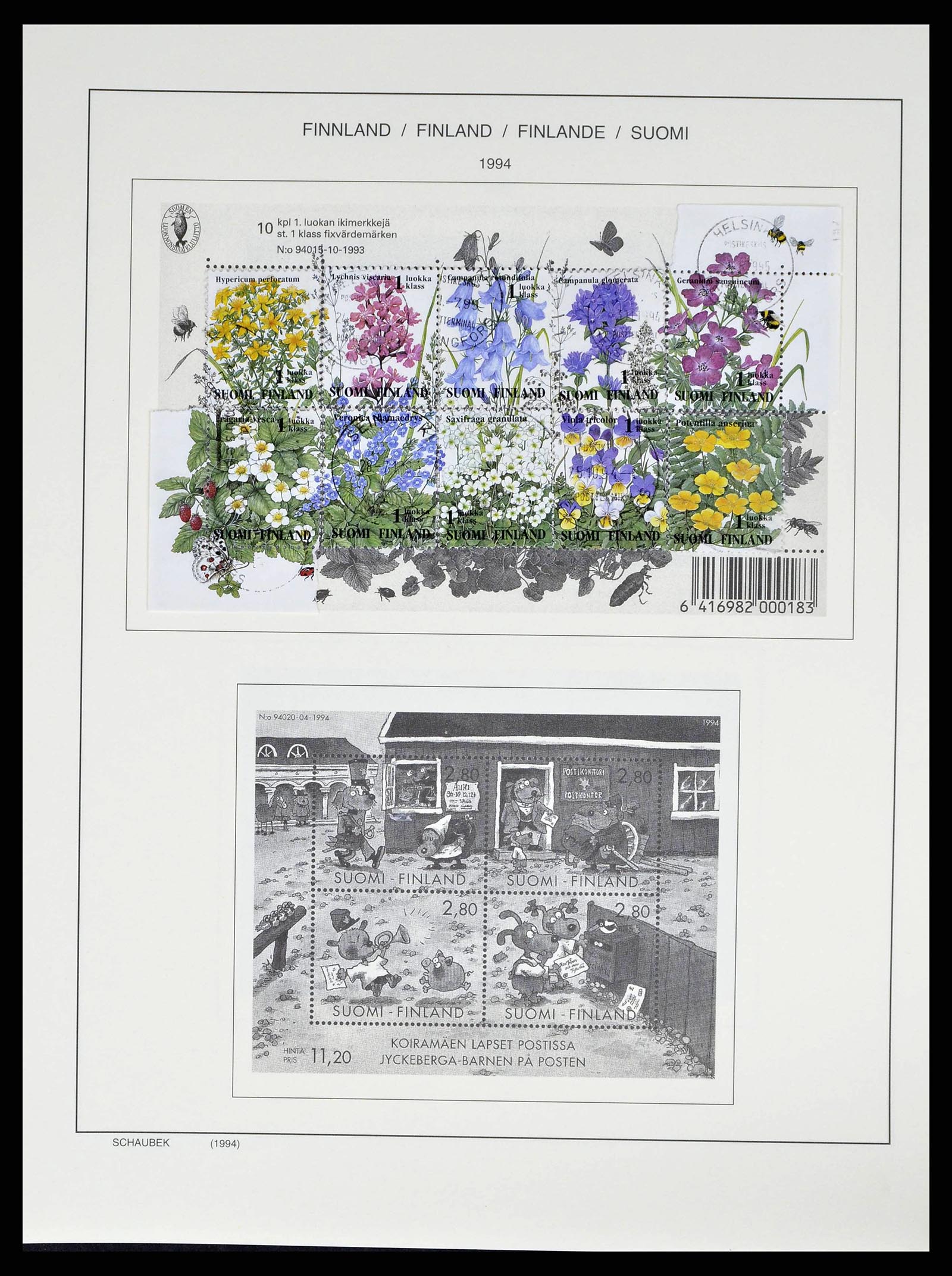 38552 0226 - Stamp collection 38552 Finland 1856-2014.