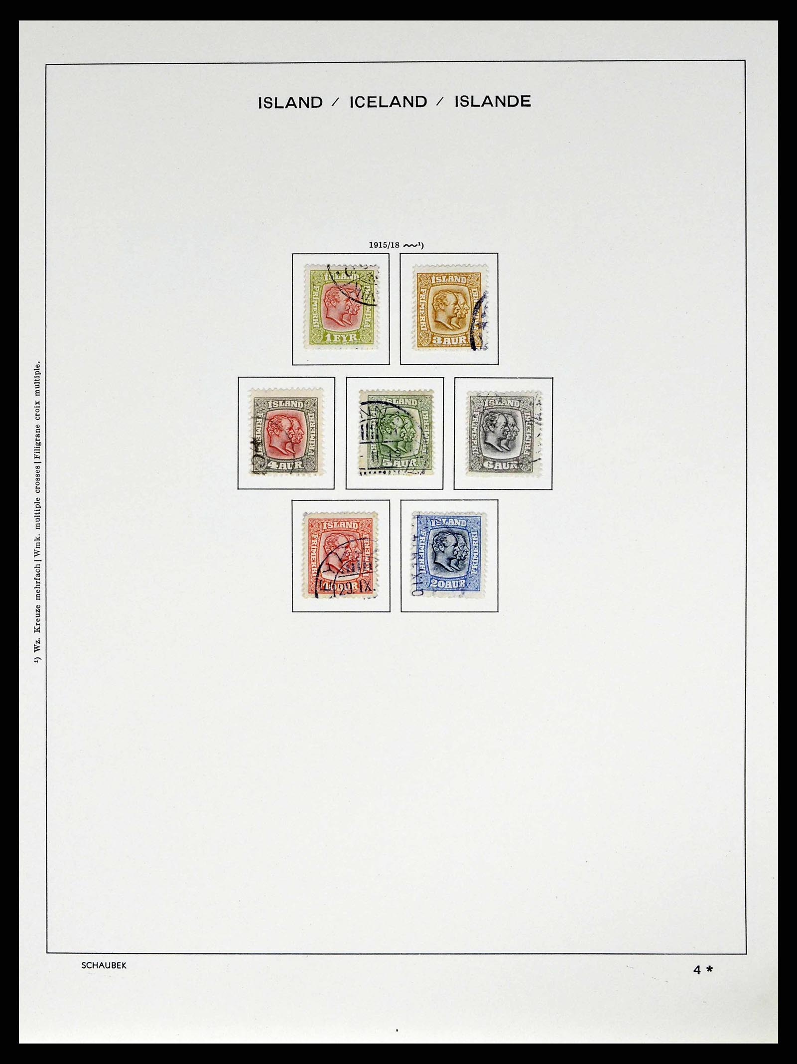 38553 0006 - Stamp collection 38553 Iceland 1873-2008.