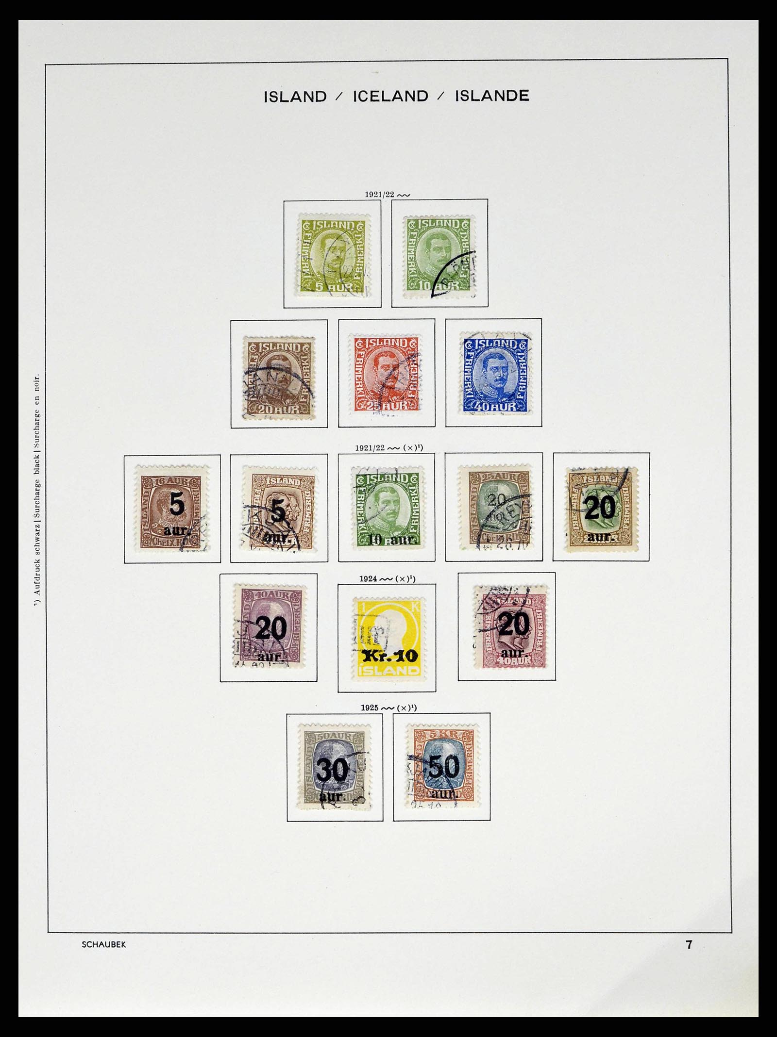 38553 0009 - Postzegelverzameling 38553 IJsland 1873-2008.