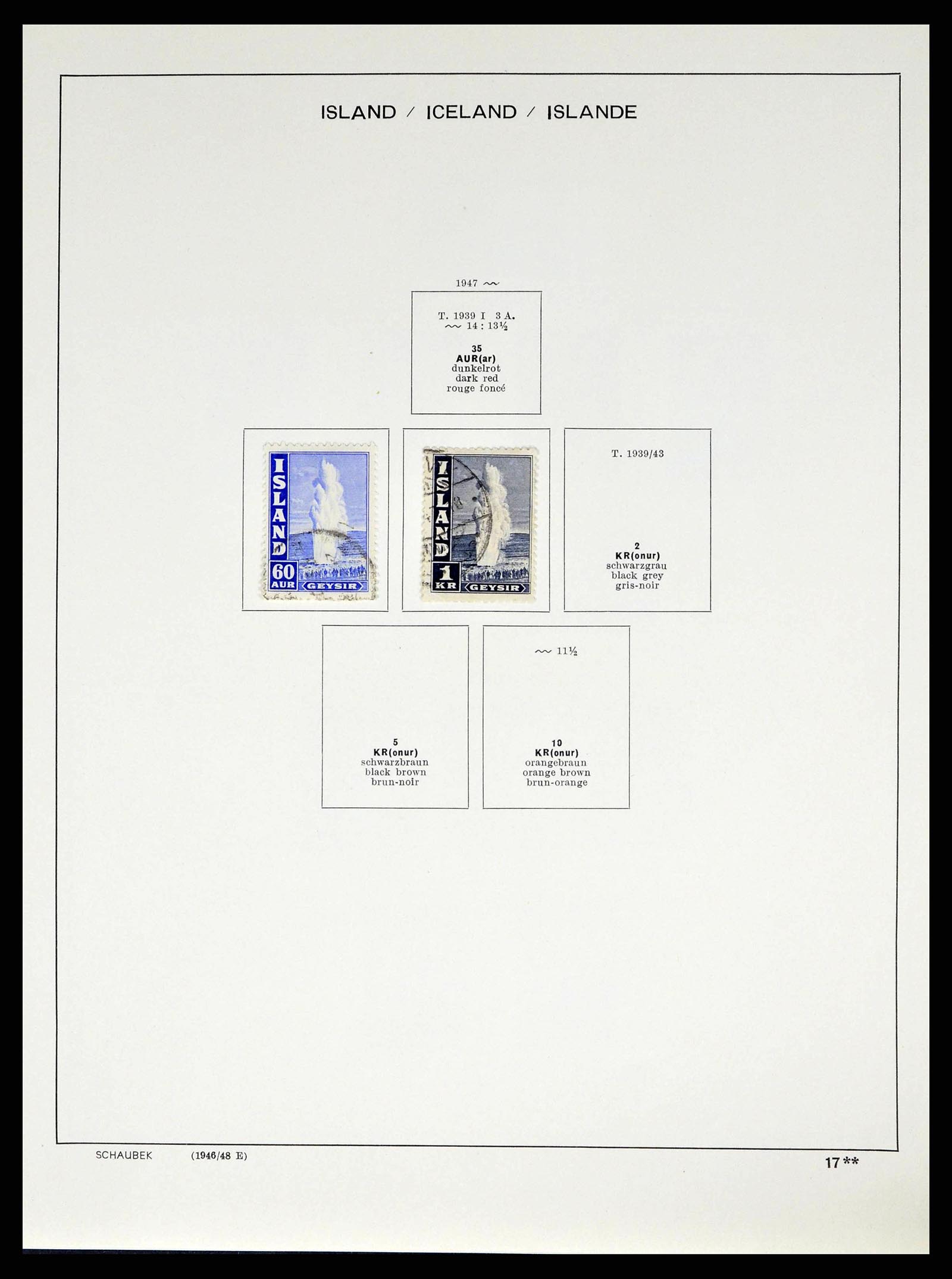 38553 0019 - Stamp collection 38553 Iceland 1873-2008.