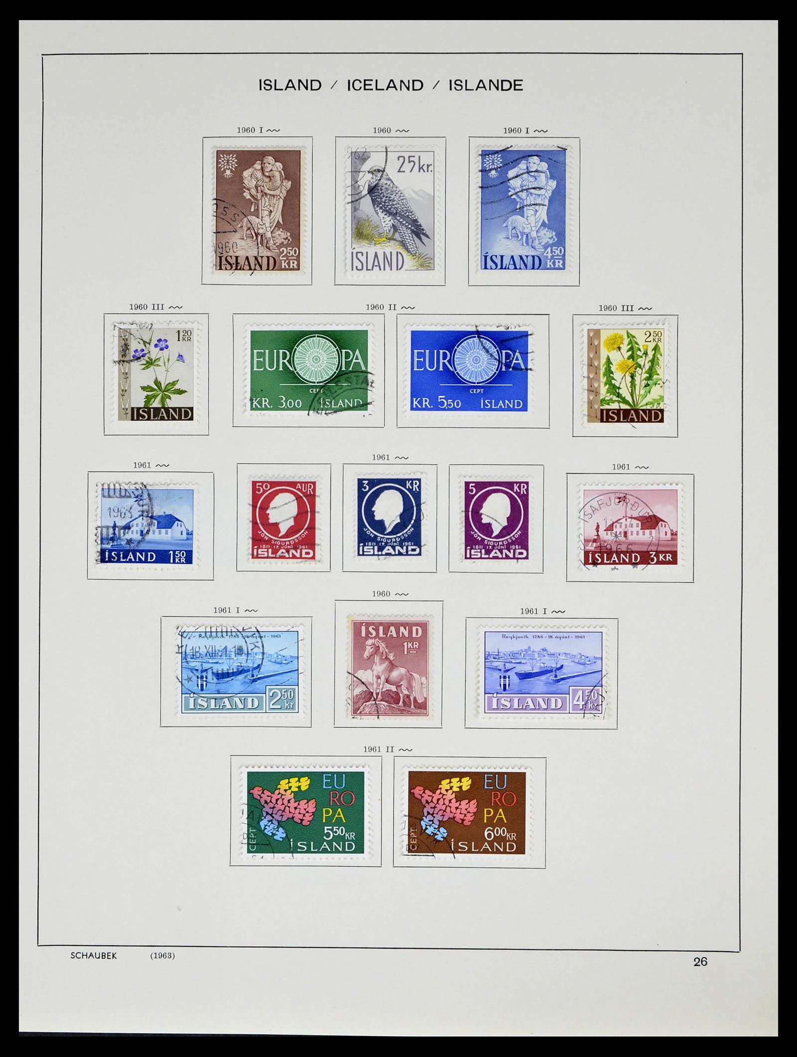 38553 0028 - Stamp collection 38553 Iceland 1873-2008.