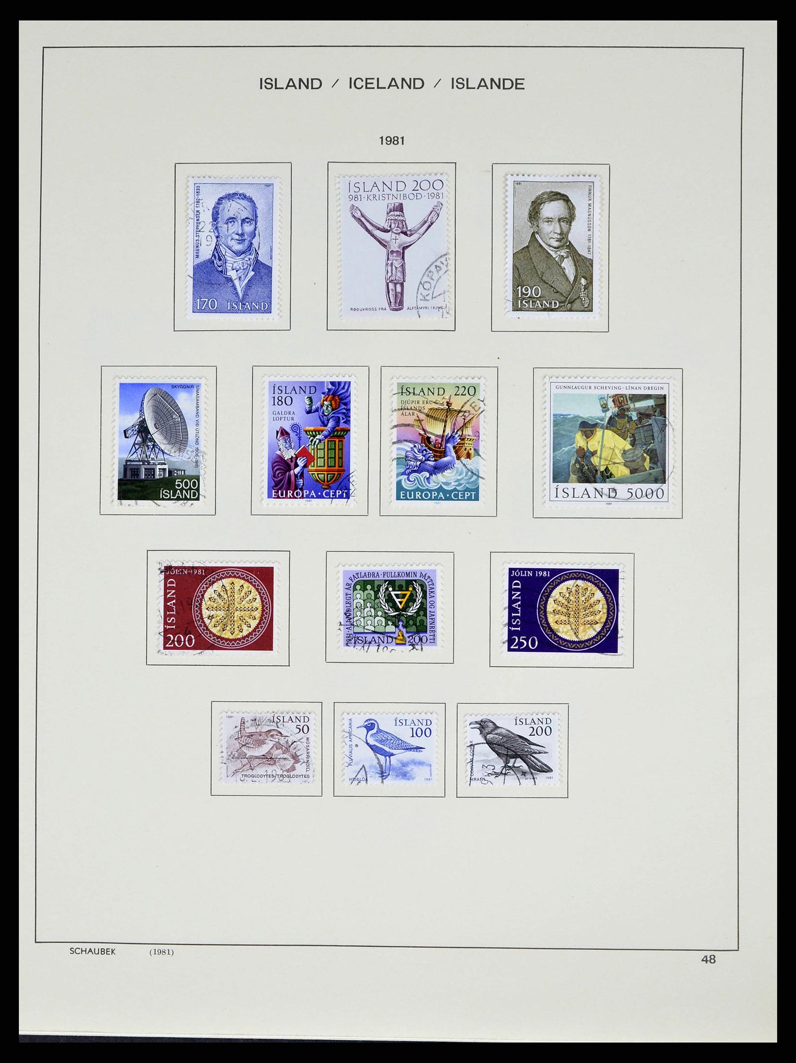 38553 0050 - Postzegelverzameling 38553 IJsland 1873-2008.