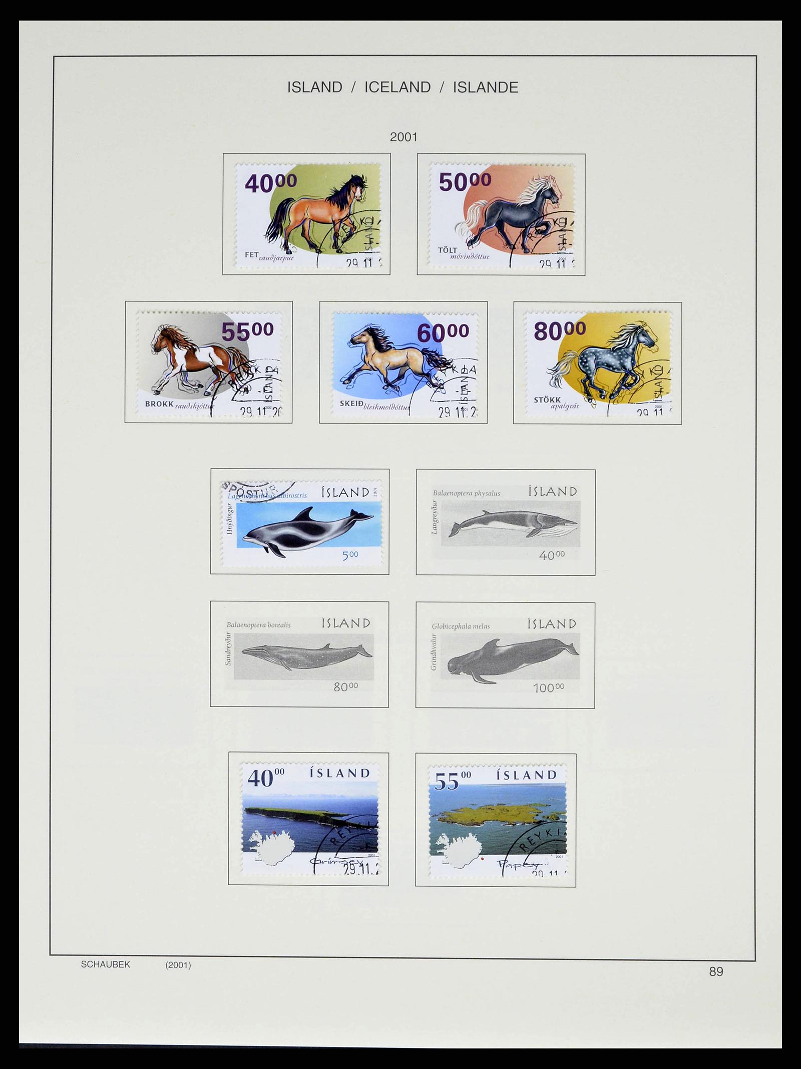 38553 0097 - Stamp collection 38553 Iceland 1873-2008.