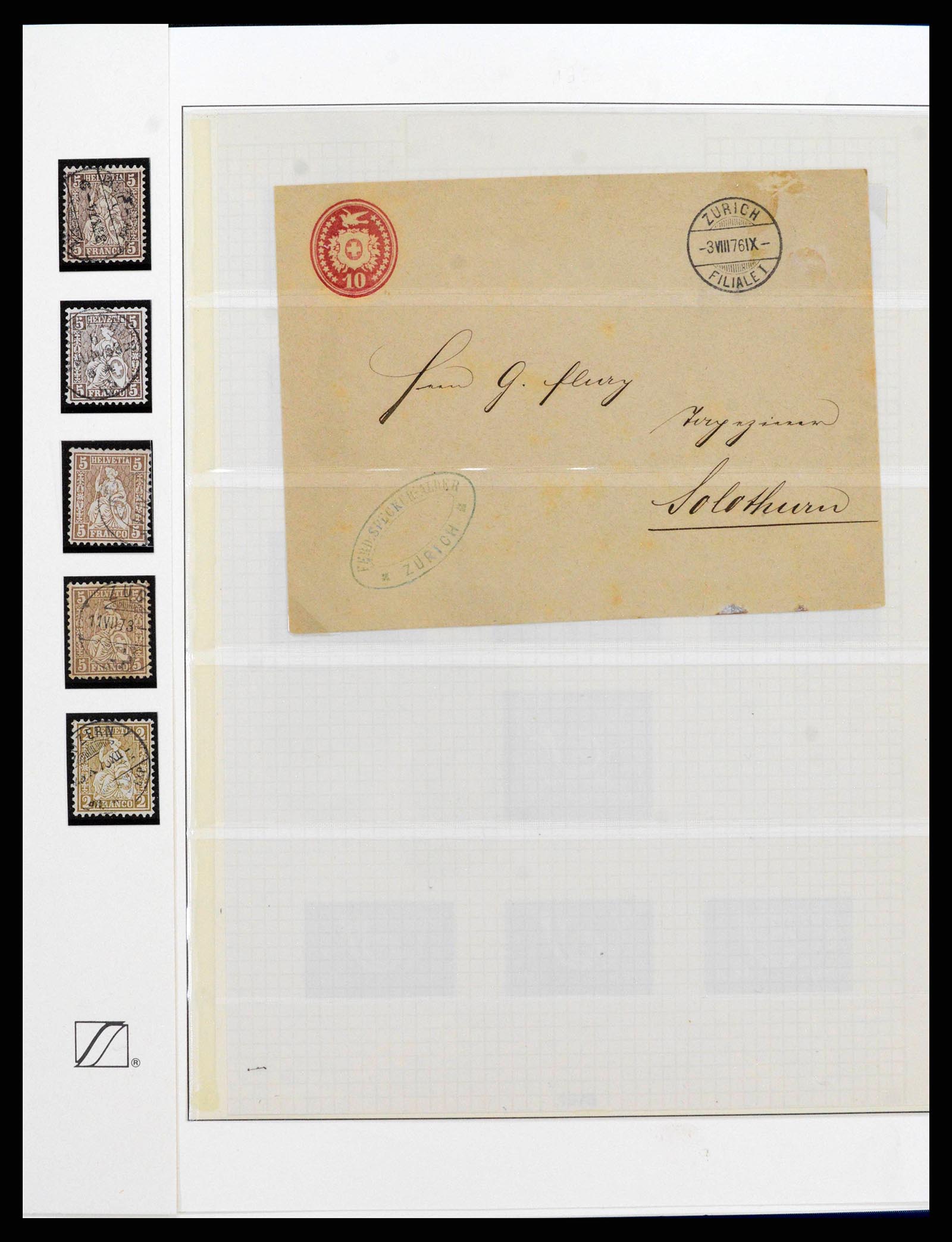 38558 0006 - Stamp collection 38558 Switzerland 1854-1960.