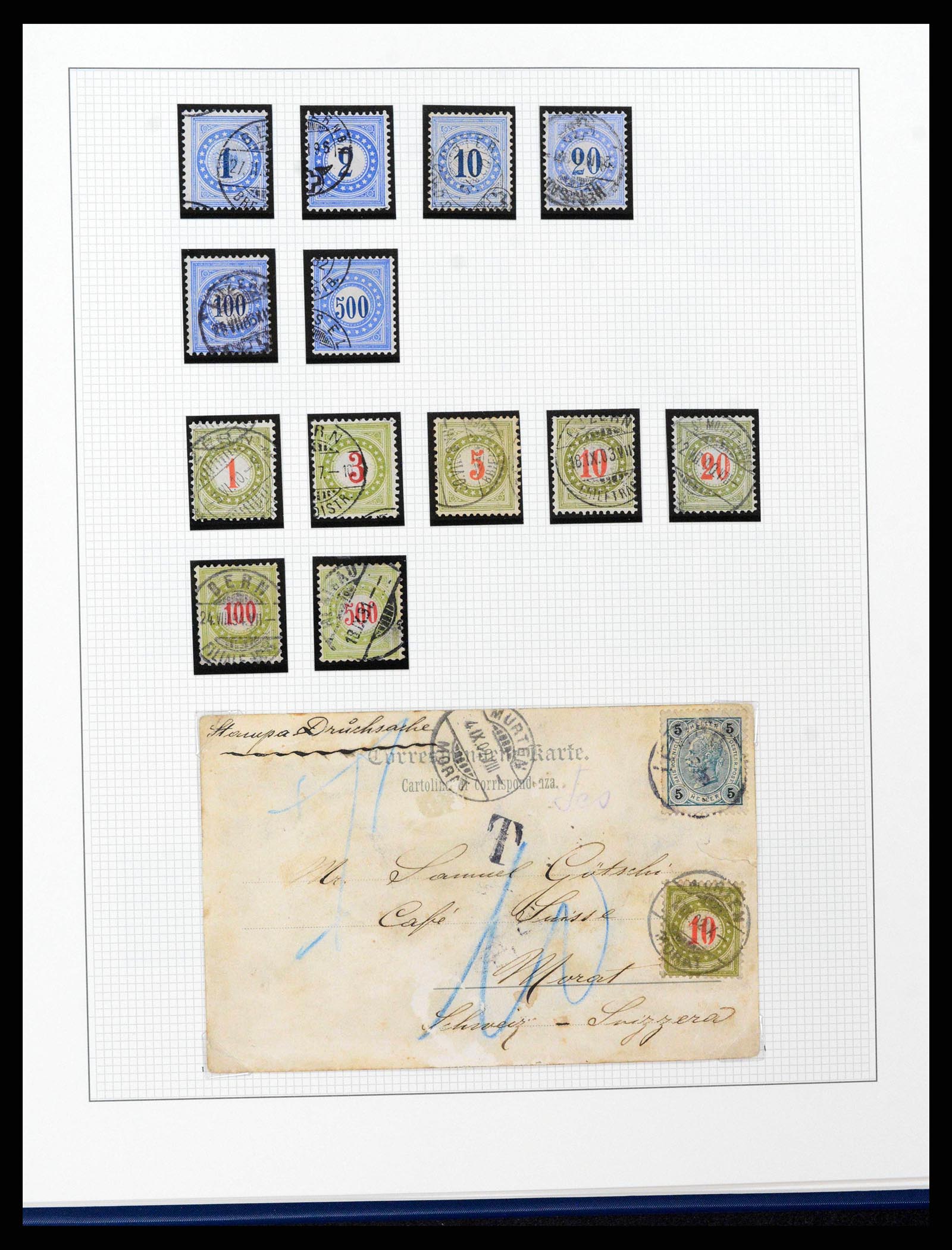 38558 0037 - Stamp collection 38558 Switzerland 1854-1960.