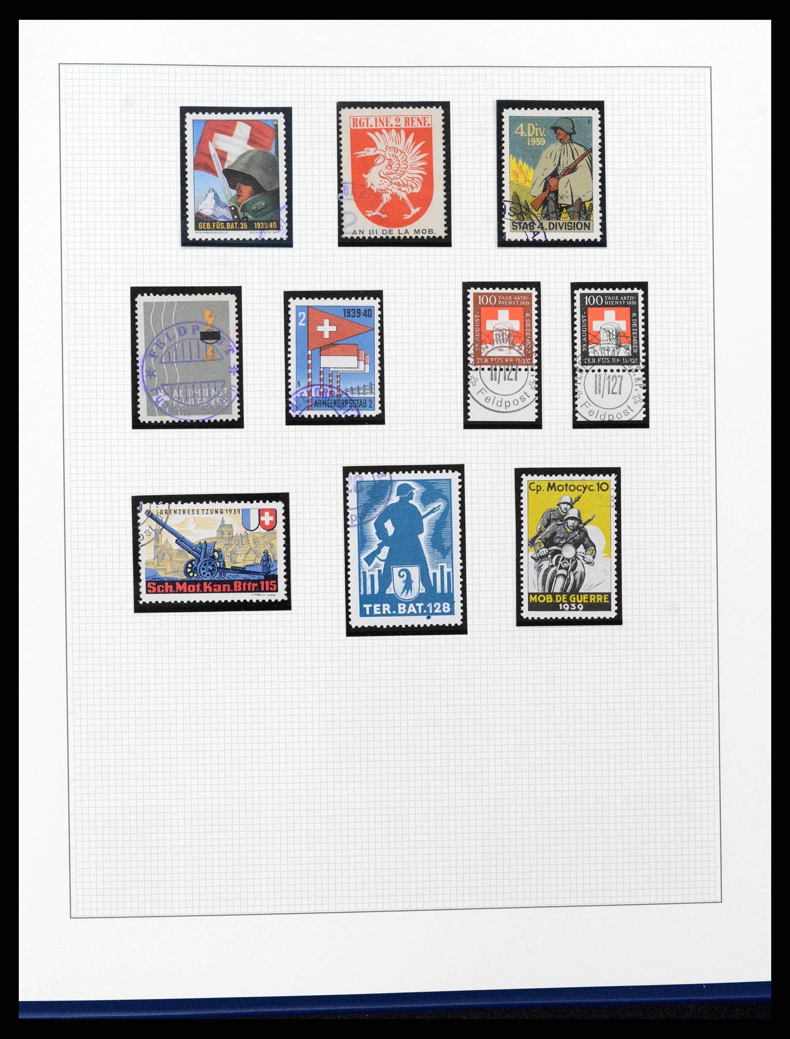 38558 0046 - Stamp collection 38558 Switzerland 1854-1960.