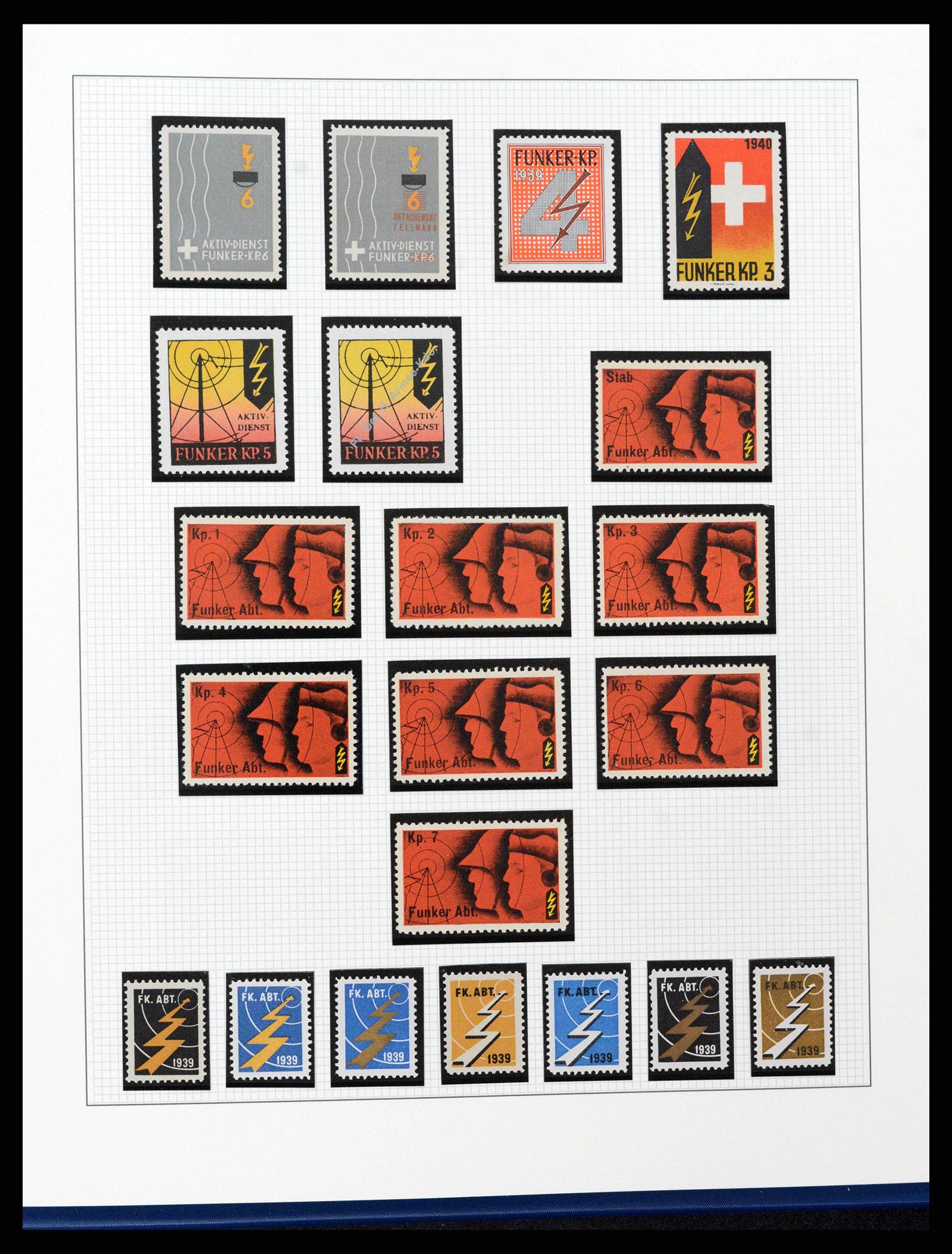 38558 0047 - Stamp collection 38558 Switzerland 1854-1960.
