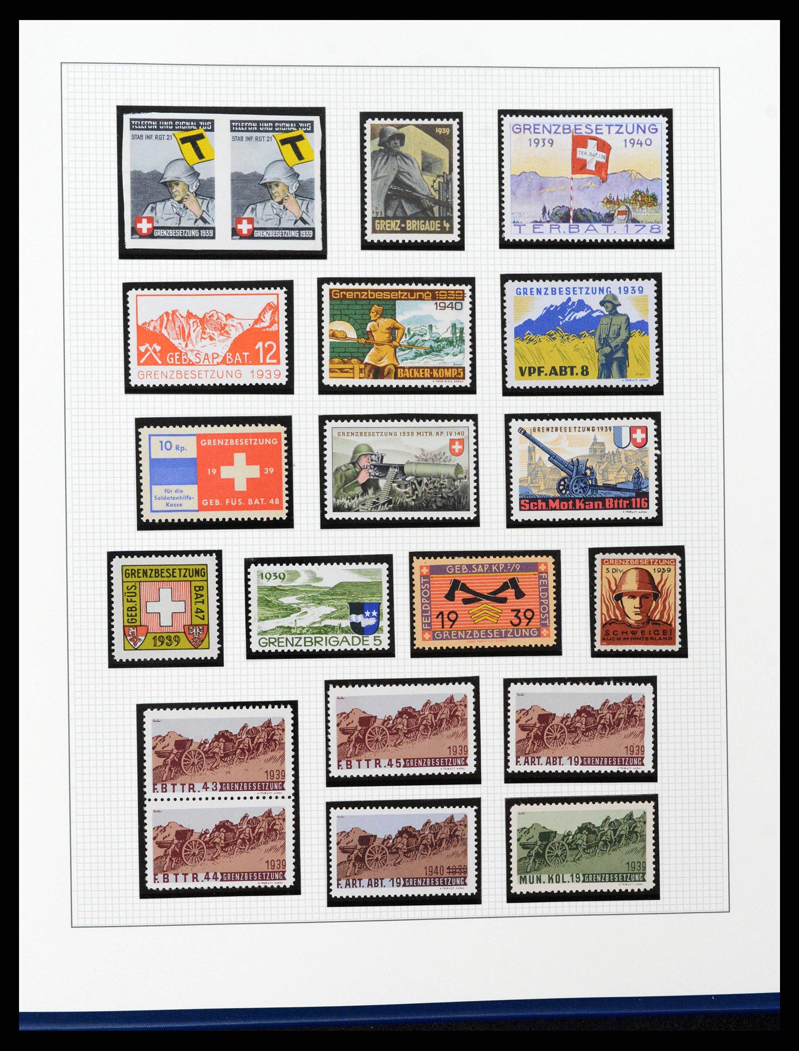 38558 0048 - Stamp collection 38558 Switzerland 1854-1960.