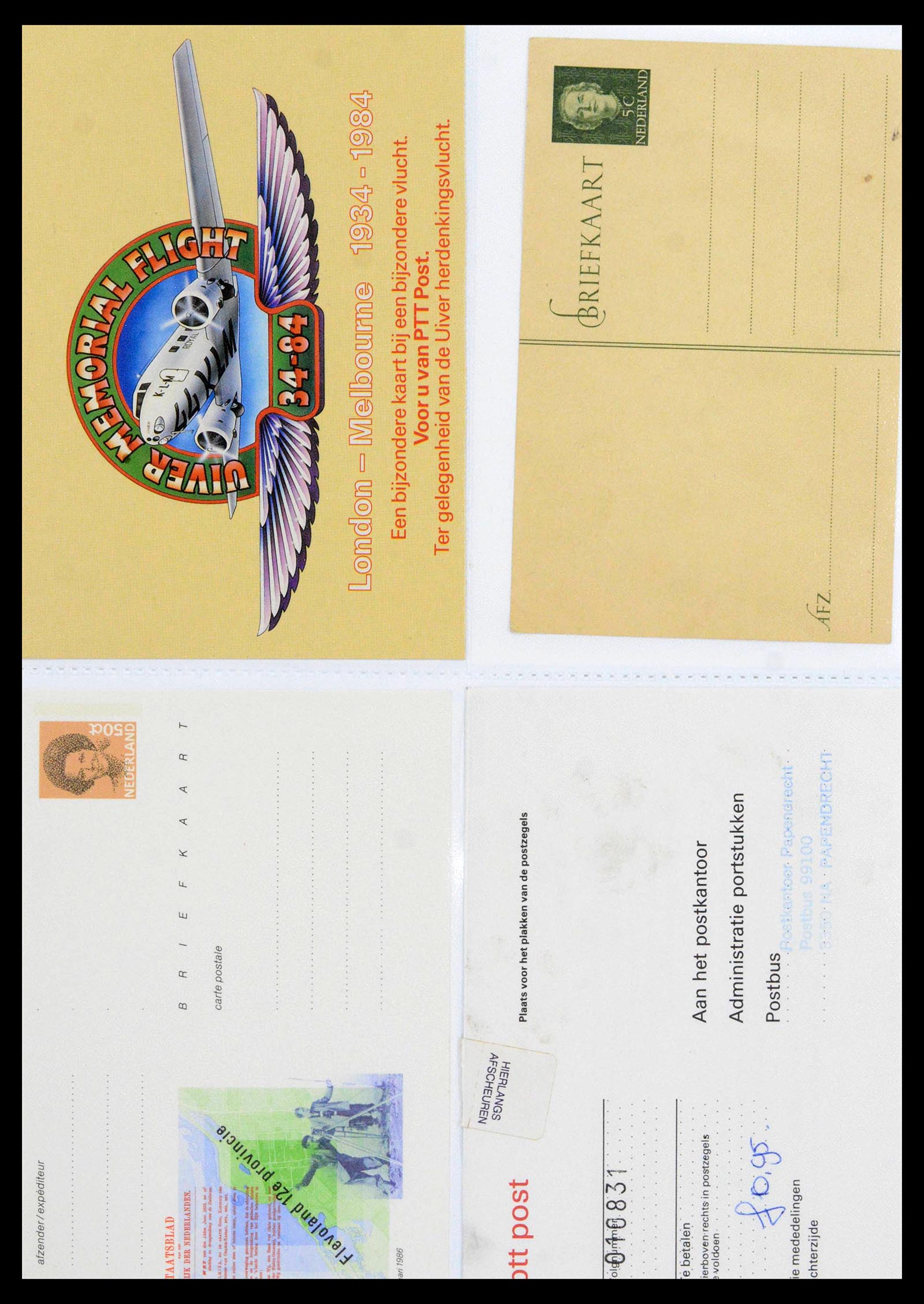 38559 0100 - Postzegelverzameling 38559 Nederland speciale FDC's.