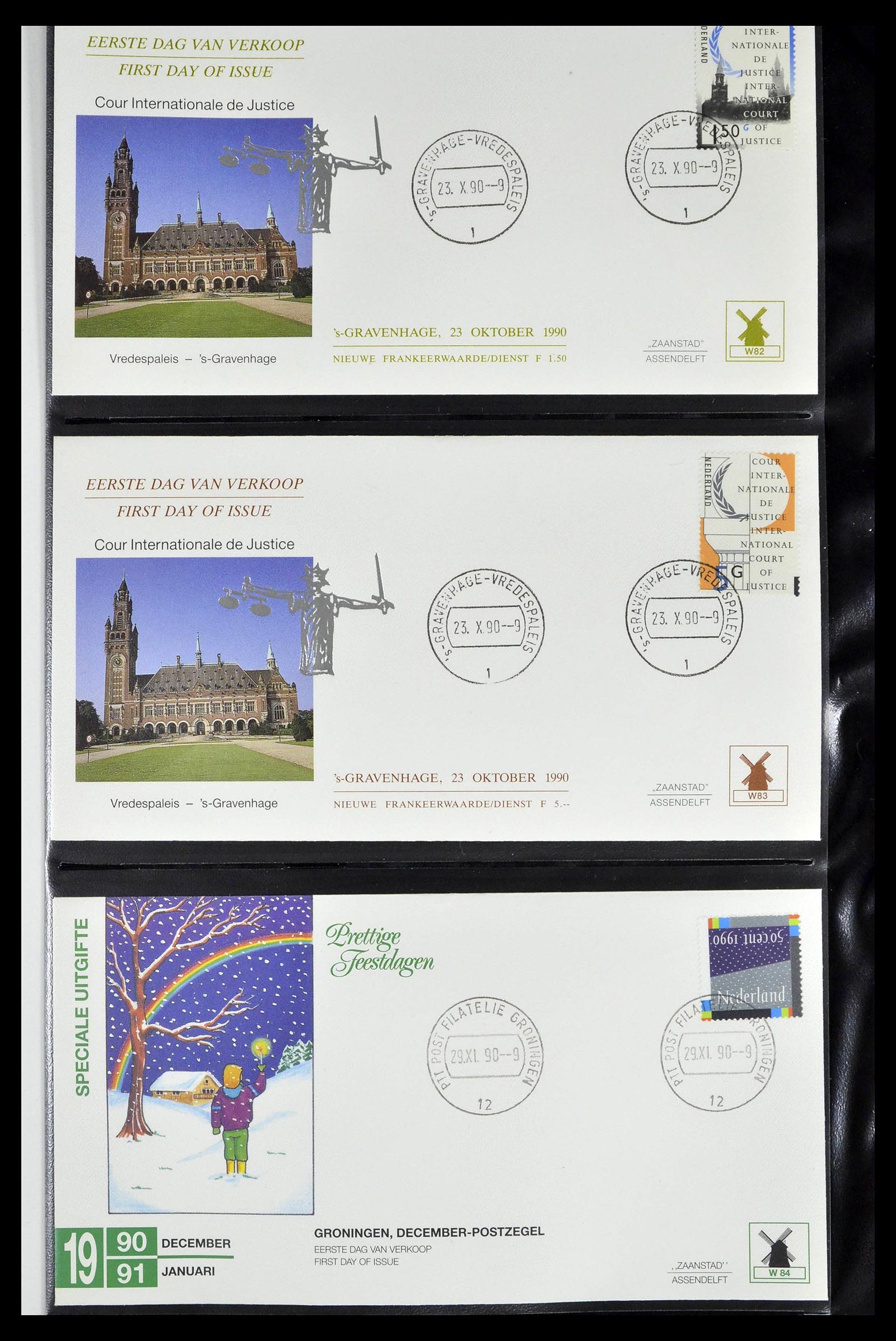 38559 0522 - Postzegelverzameling 38559 Nederland speciale FDC's.