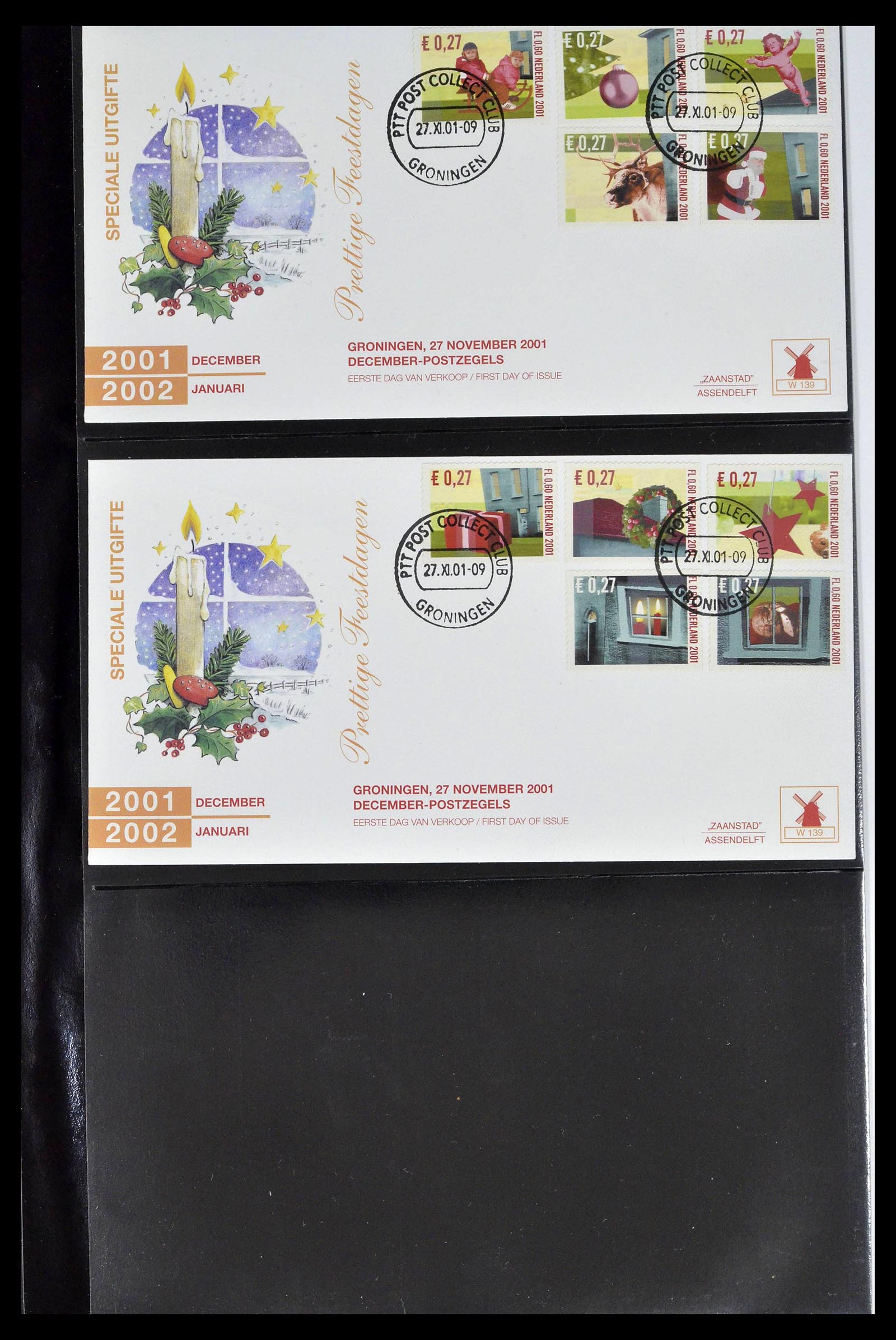 38559 0545 - Postzegelverzameling 38559 Nederland speciale FDC's.