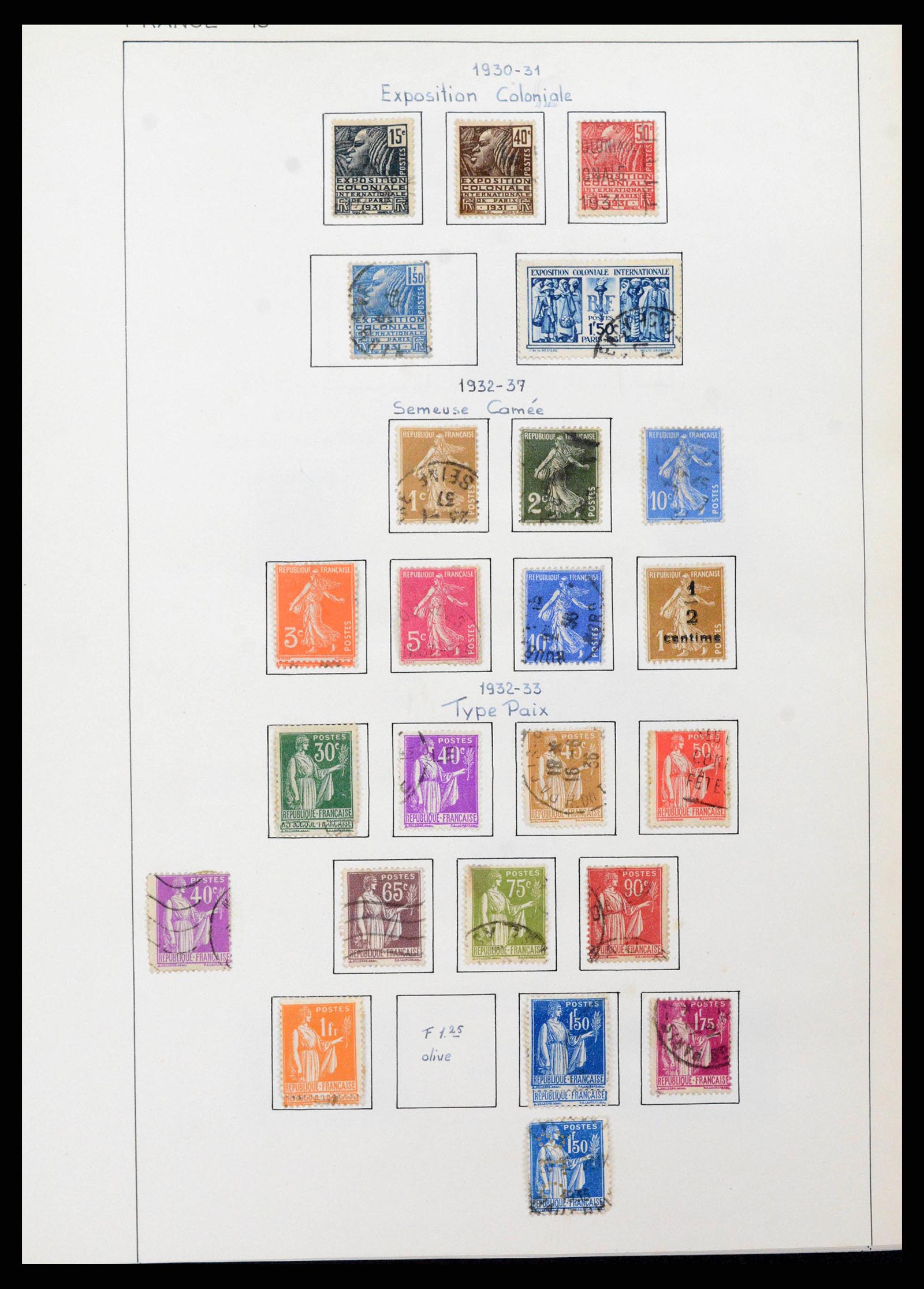 38561 0014 - Postzegelverzameling 38561 Wereld 1880-1980.