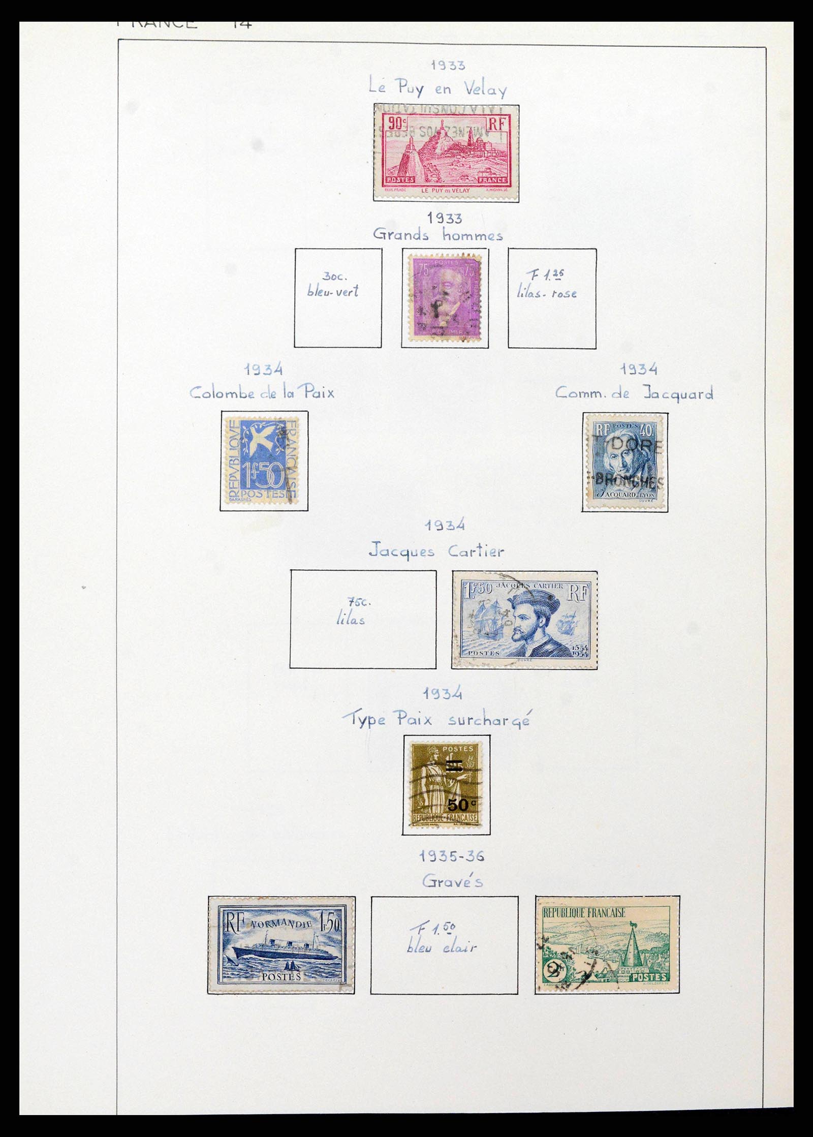 38561 0015 - Postzegelverzameling 38561 Wereld 1880-1980.