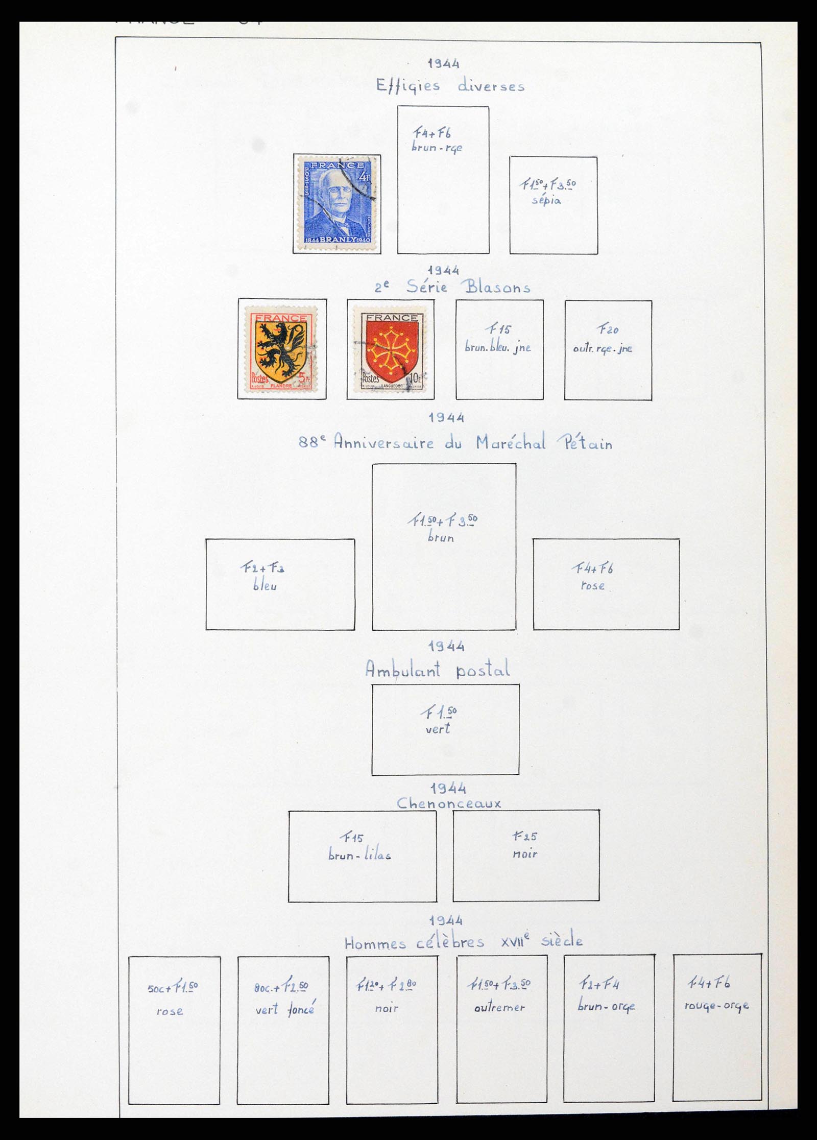 38561 0032 - Postzegelverzameling 38561 Wereld 1880-1980.