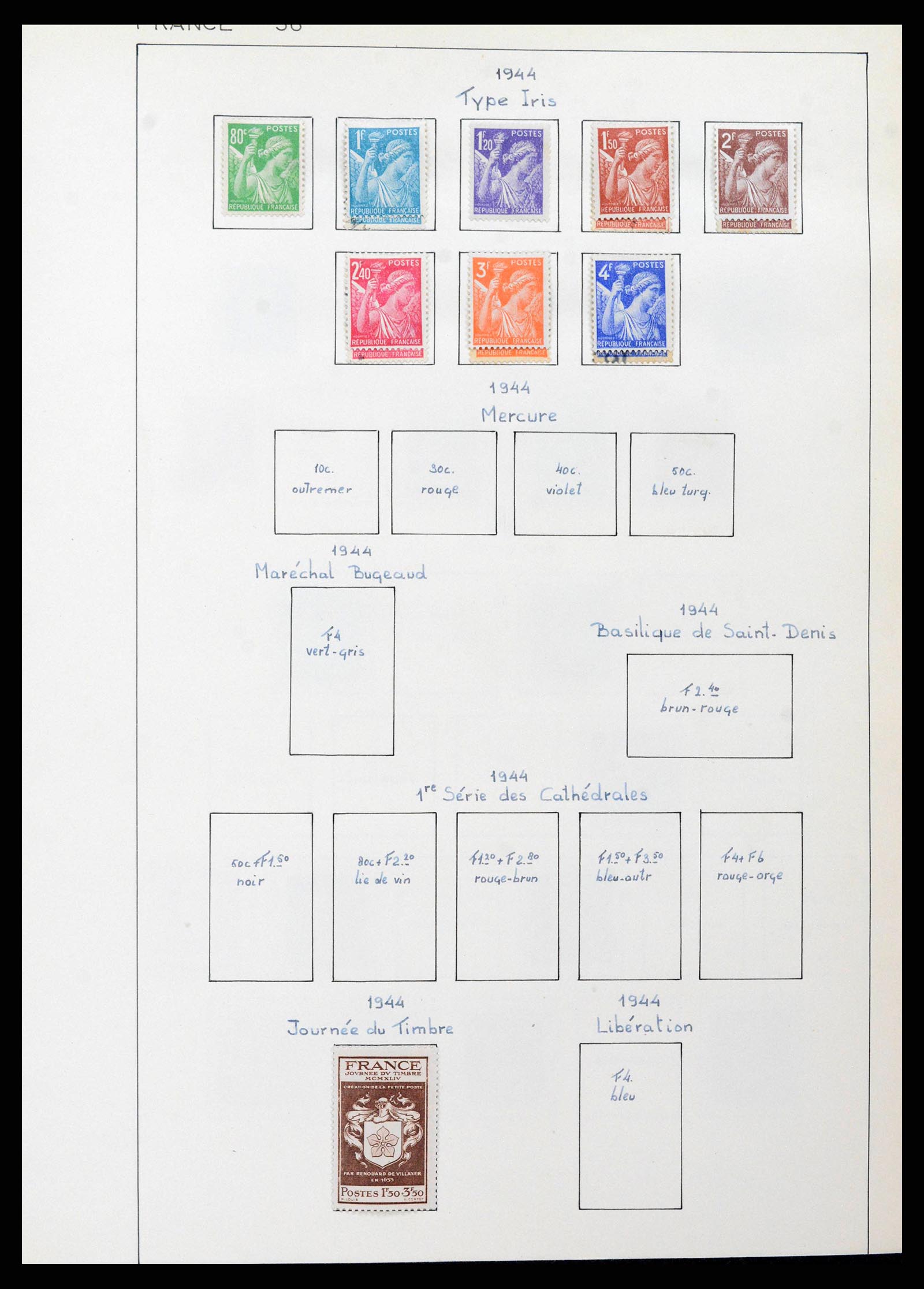 38561 0034 - Postzegelverzameling 38561 Wereld 1880-1980.