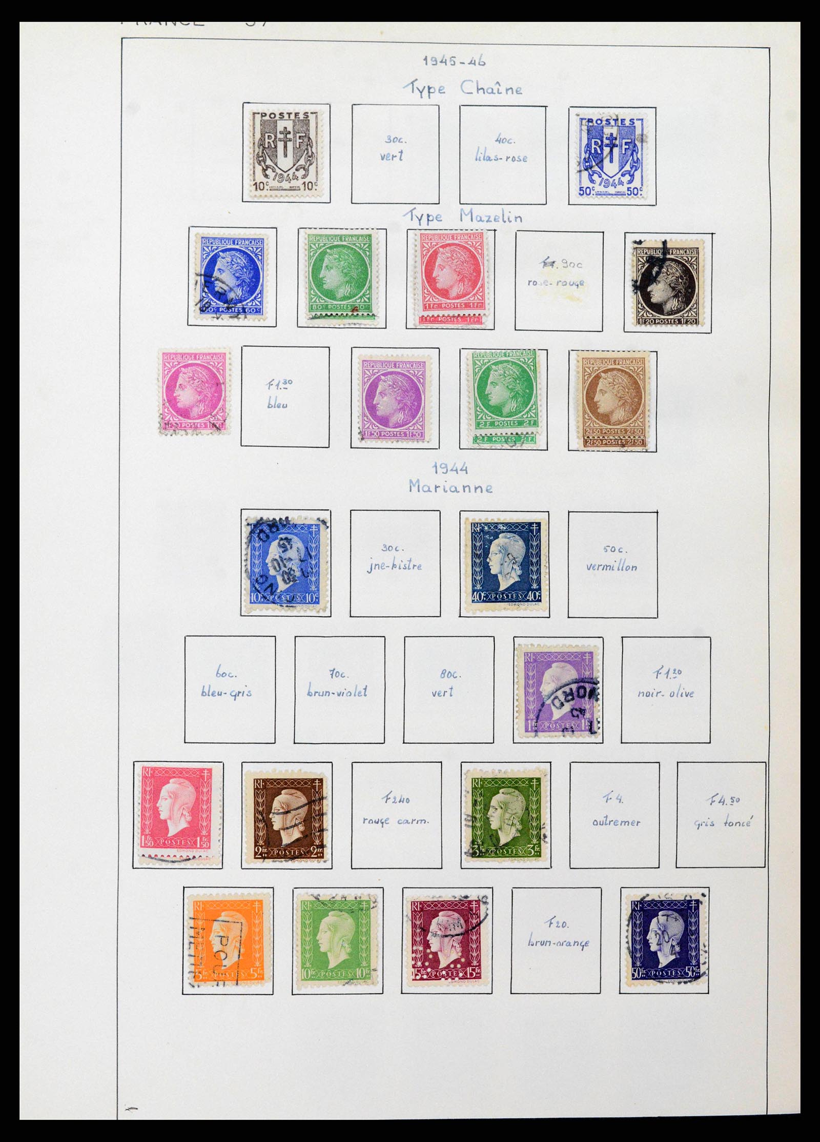 38561 0035 - Postzegelverzameling 38561 Wereld 1880-1980.
