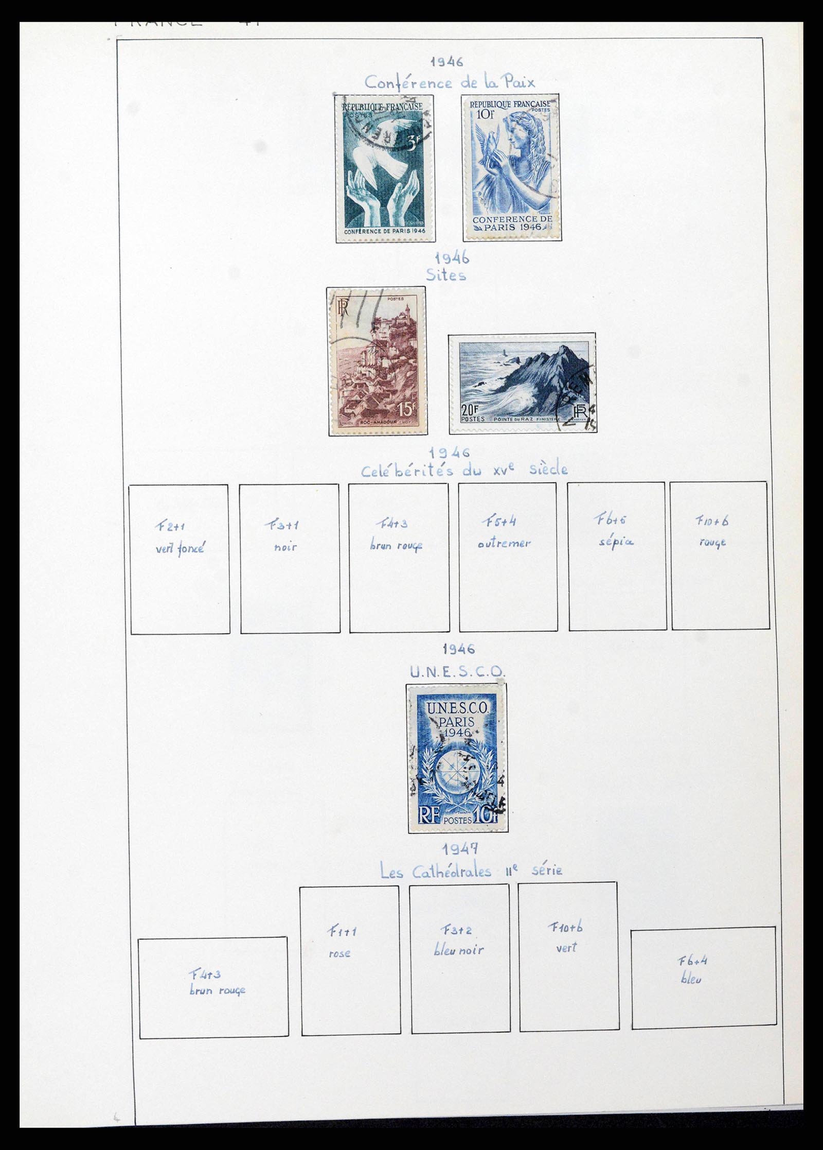 38561 0039 - Postzegelverzameling 38561 Wereld 1880-1980.