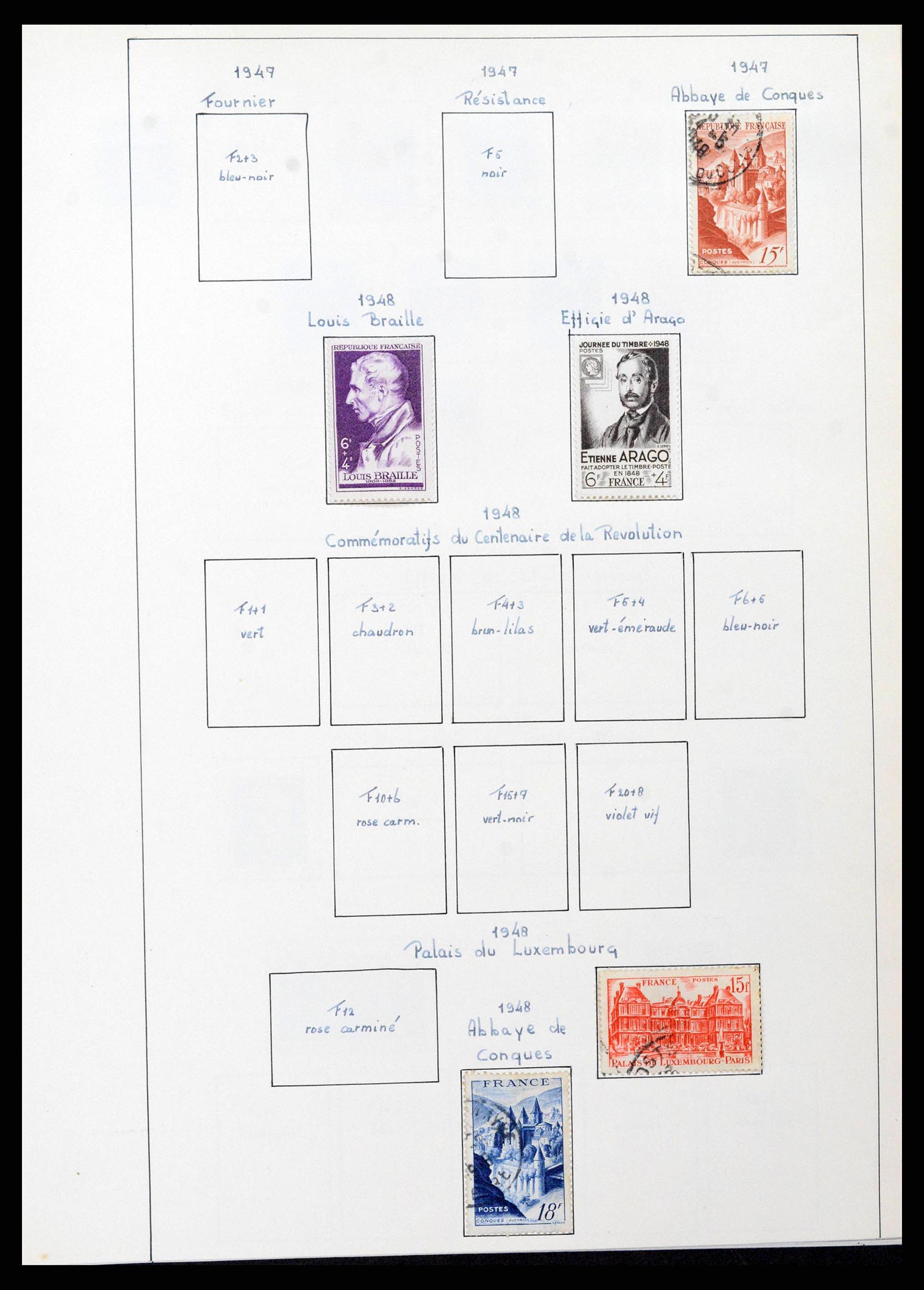 38561 0041 - Postzegelverzameling 38561 Wereld 1880-1980.