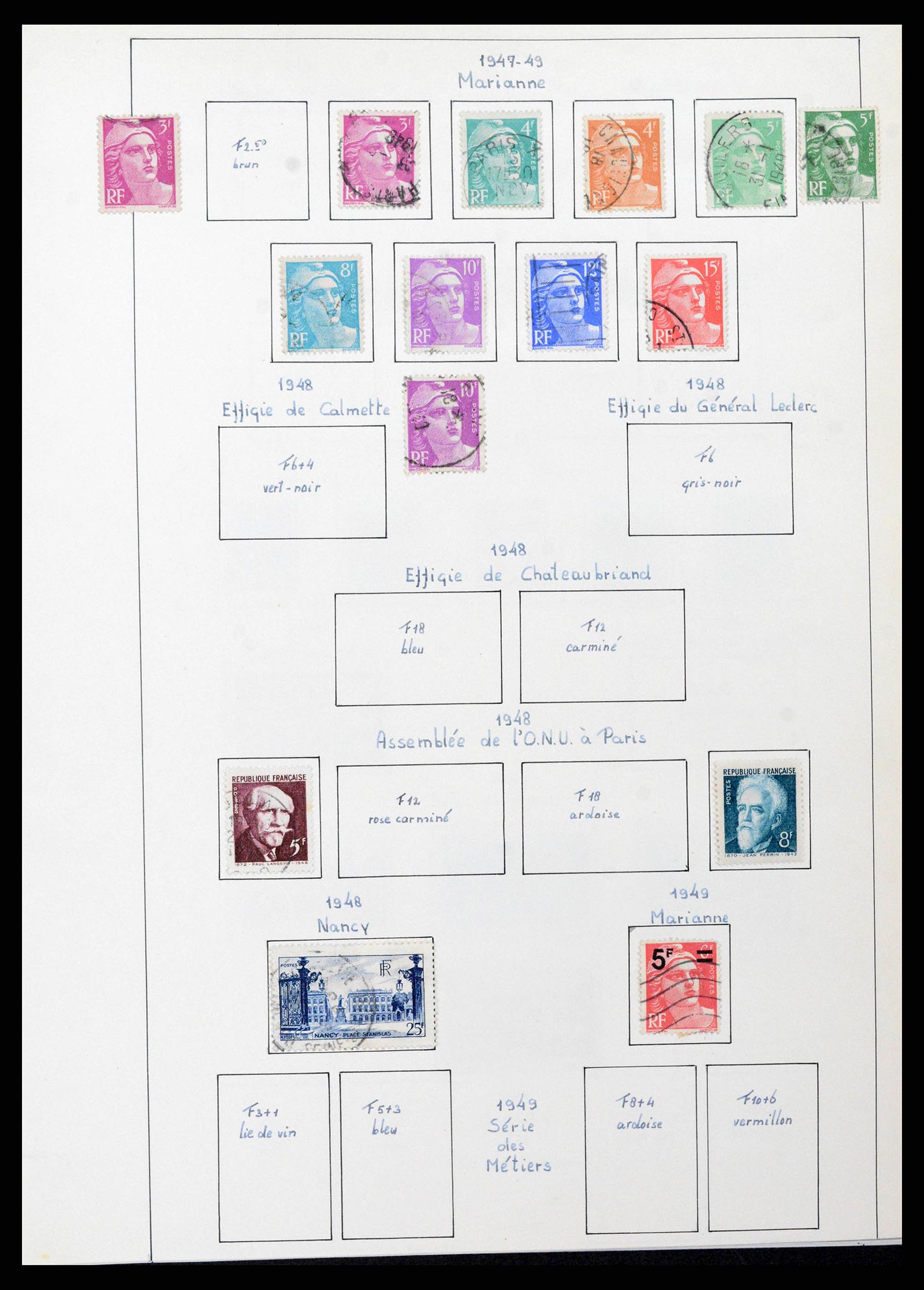 38561 0042 - Postzegelverzameling 38561 Wereld 1880-1980.