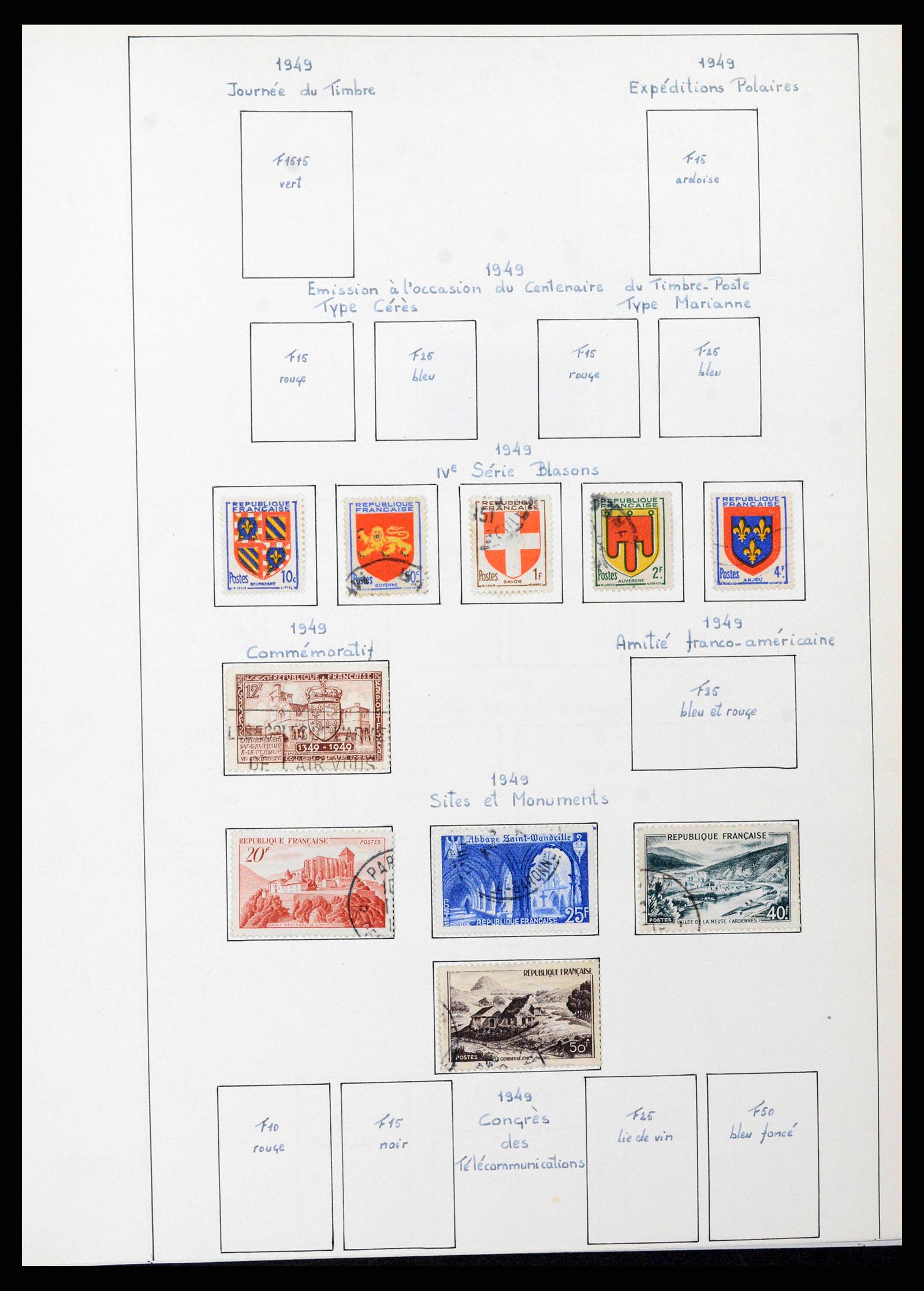 38561 0043 - Postzegelverzameling 38561 Wereld 1880-1980.