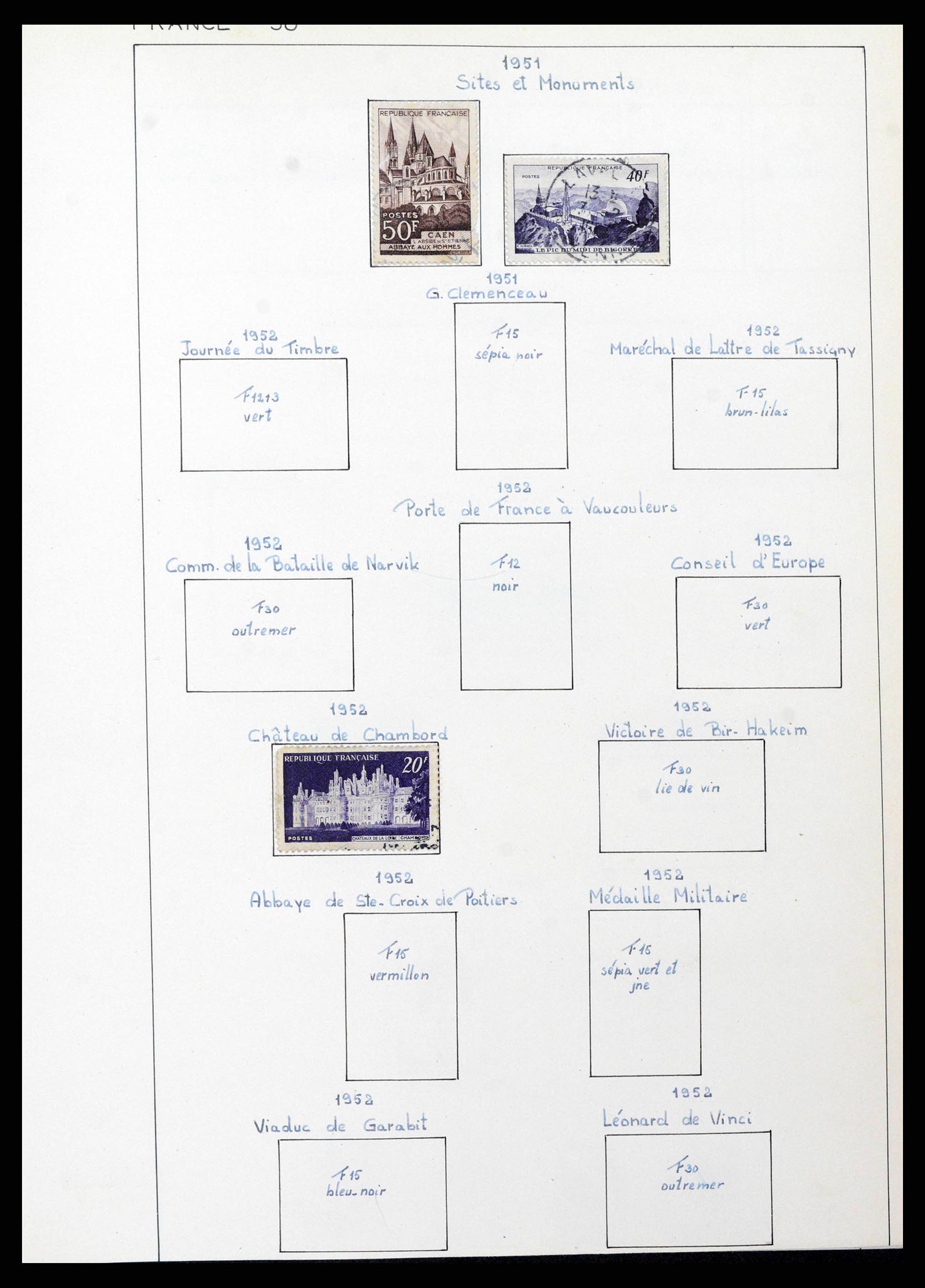 38561 0047 - Postzegelverzameling 38561 Wereld 1880-1980.