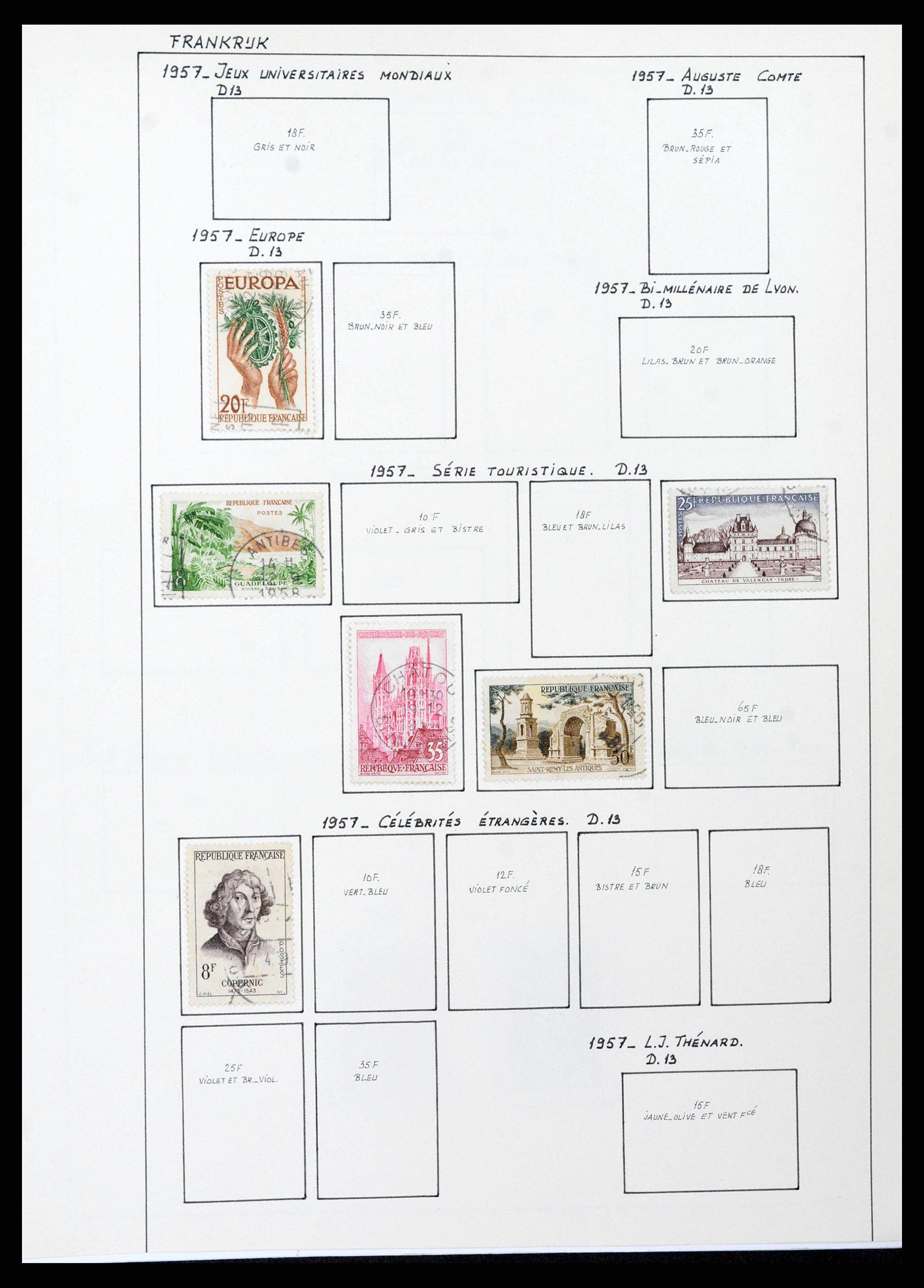 38561 0059 - Postzegelverzameling 38561 Wereld 1880-1980.