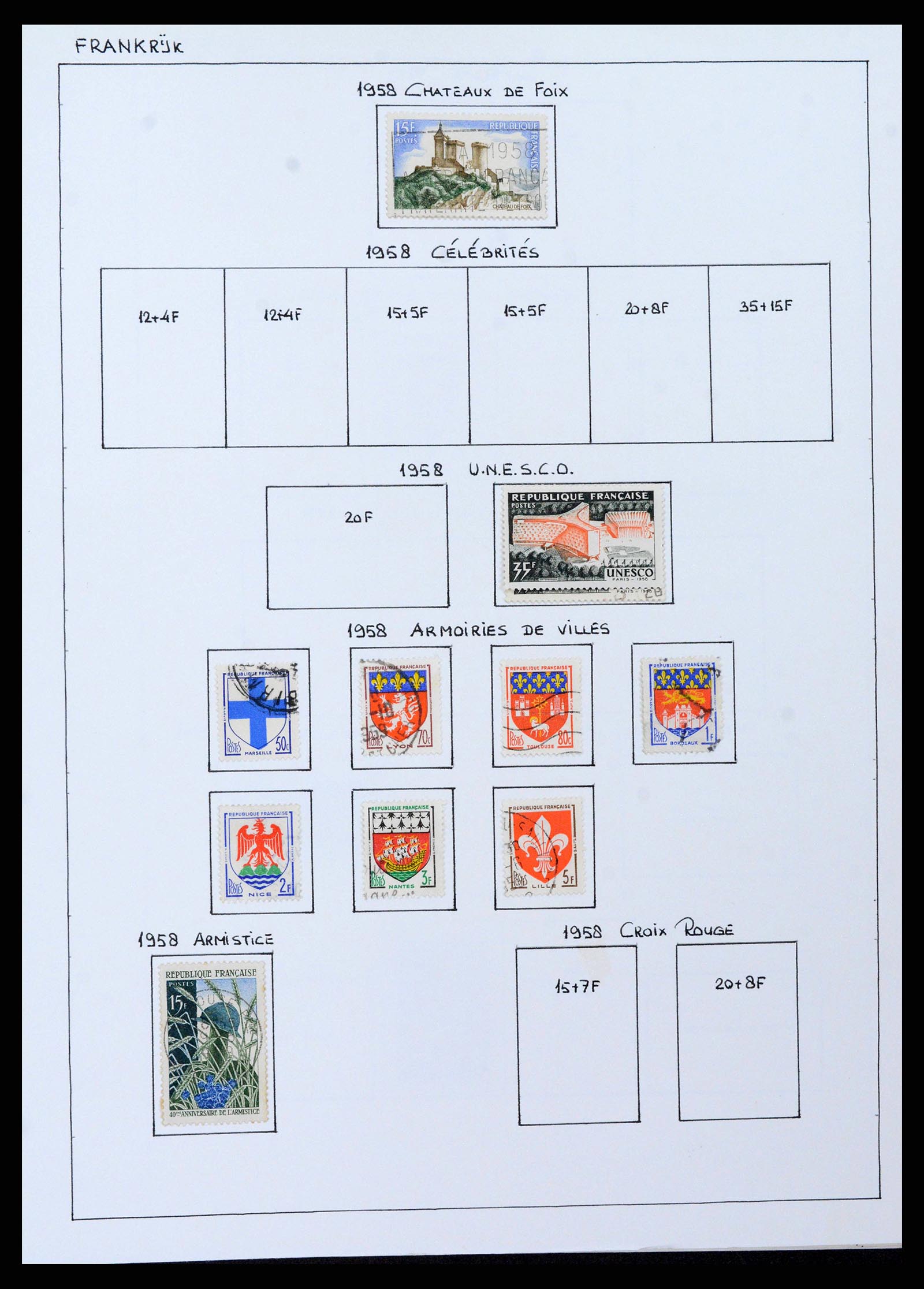38561 0061 - Postzegelverzameling 38561 Wereld 1880-1980.