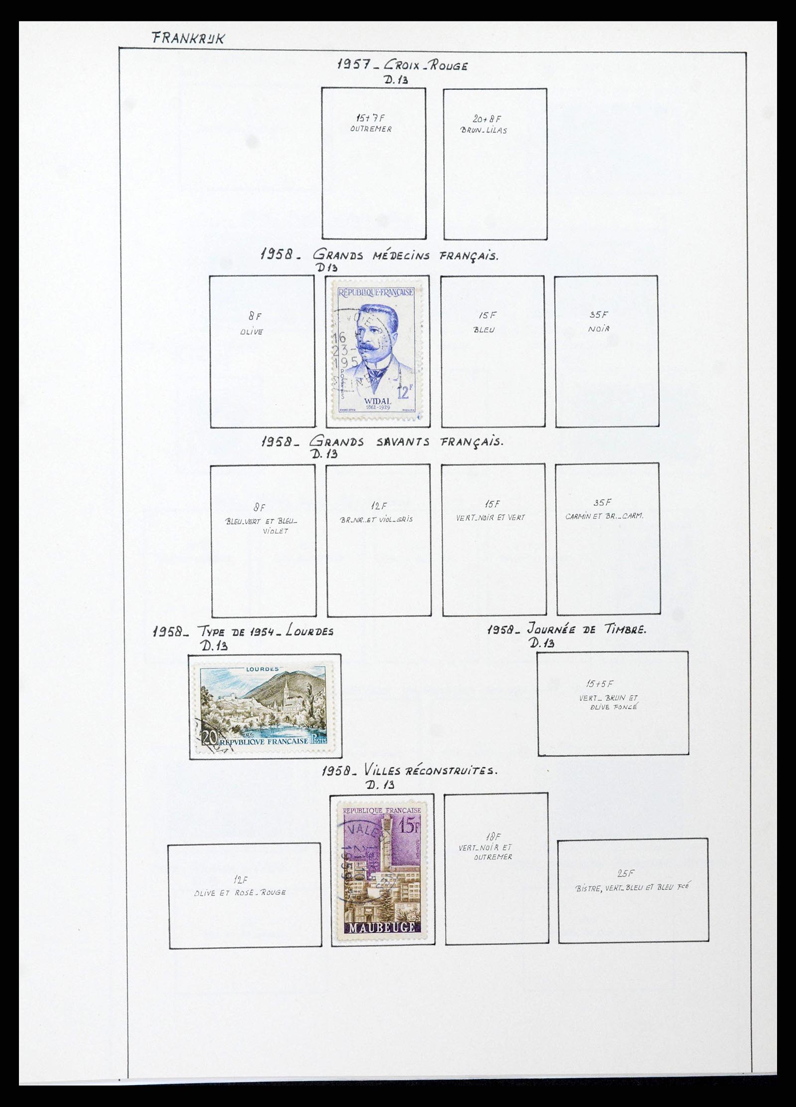 38561 0062 - Postzegelverzameling 38561 Wereld 1880-1980.
