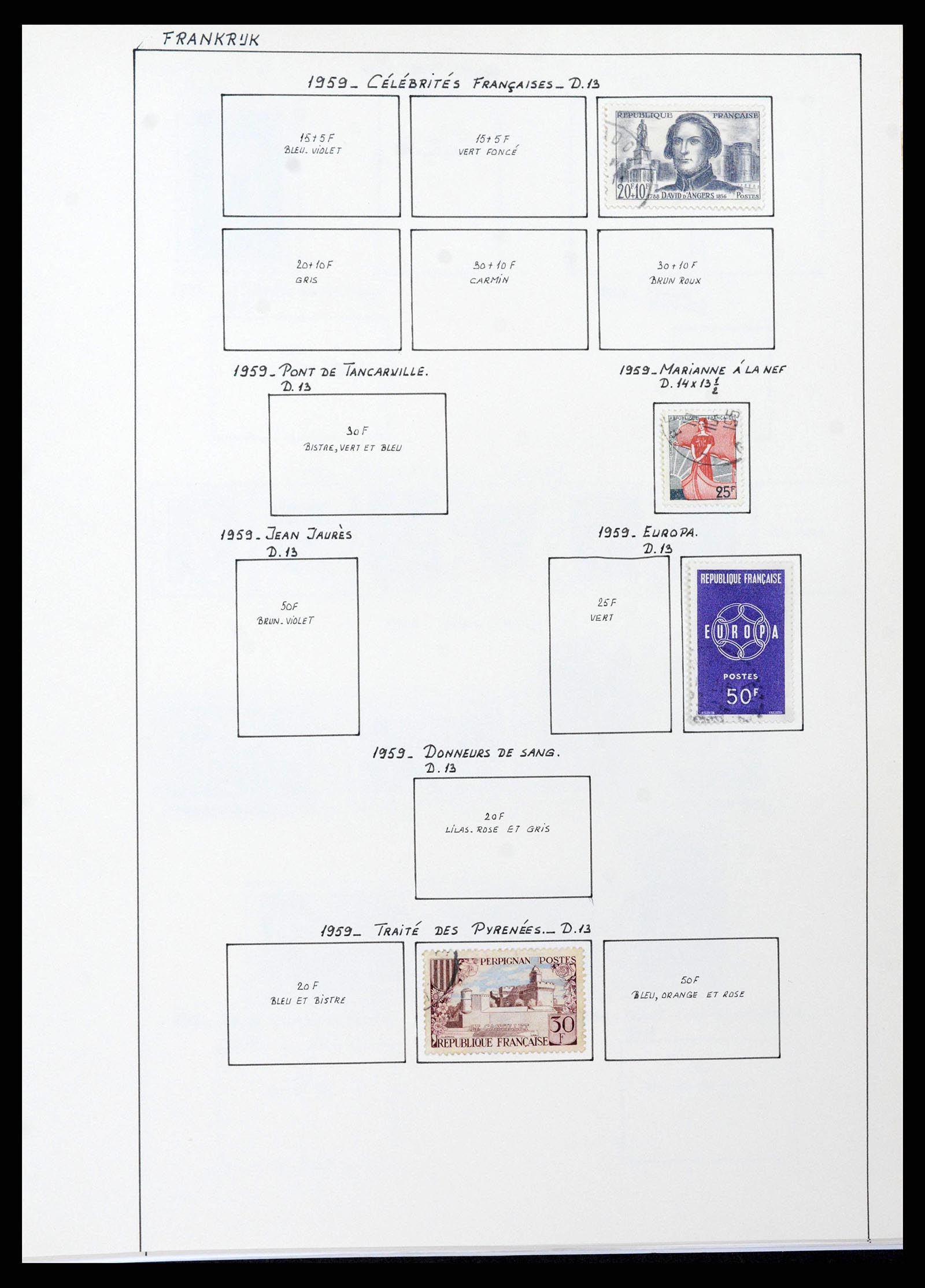 38561 0064 - Postzegelverzameling 38561 Wereld 1880-1980.