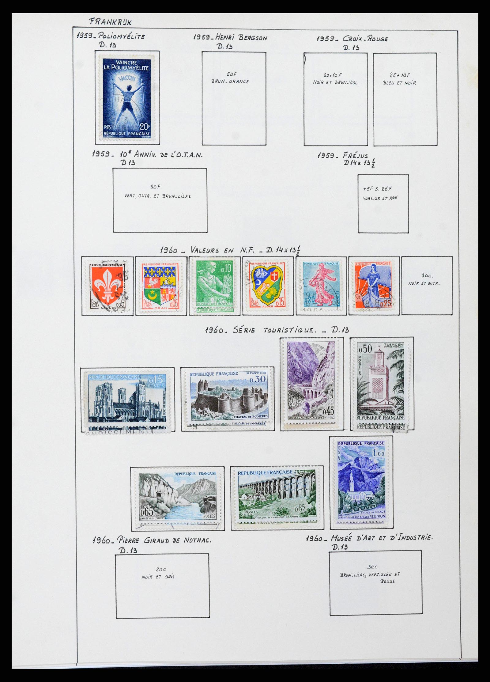 38561 0065 - Postzegelverzameling 38561 Wereld 1880-1980.