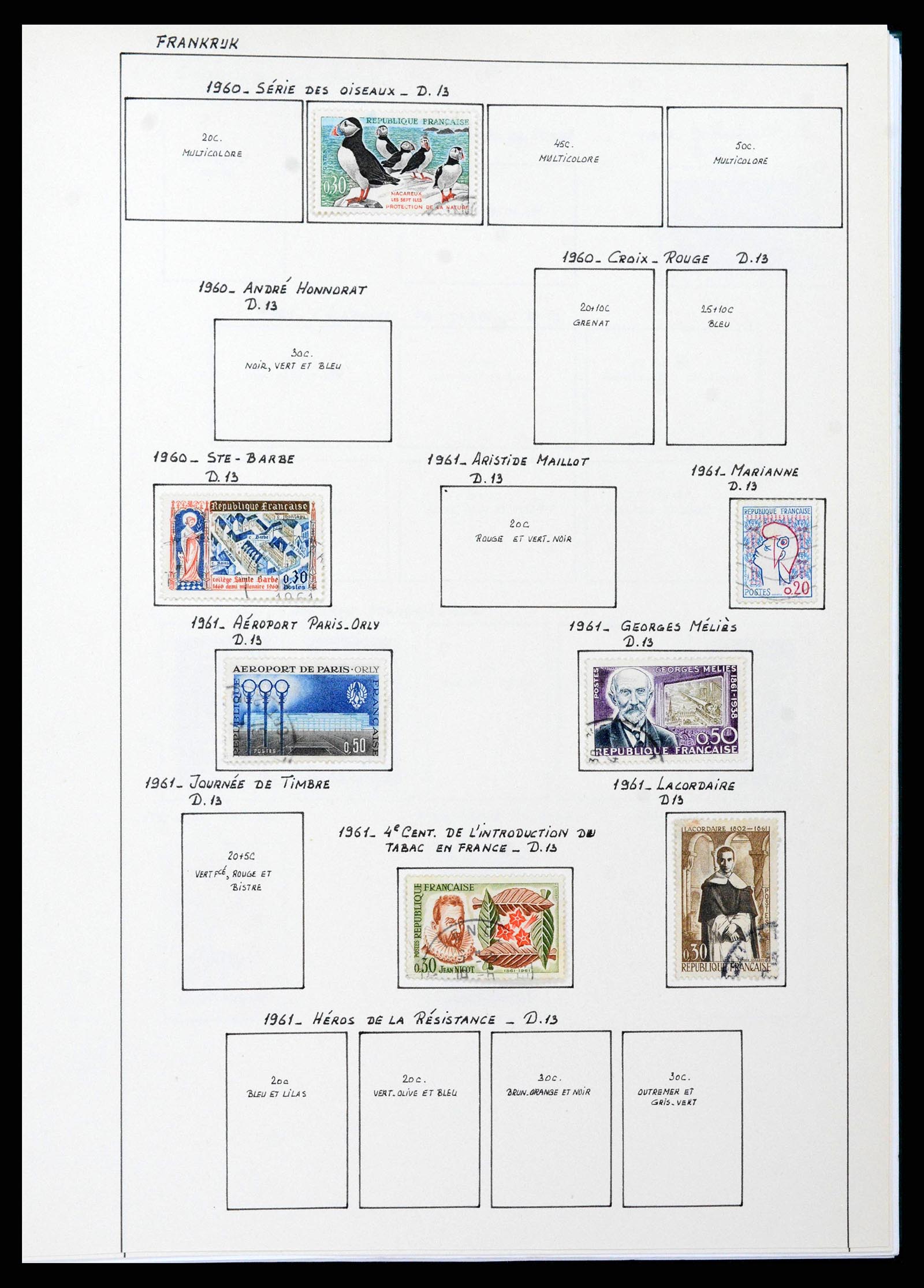 38561 0067 - Postzegelverzameling 38561 Wereld 1880-1980.