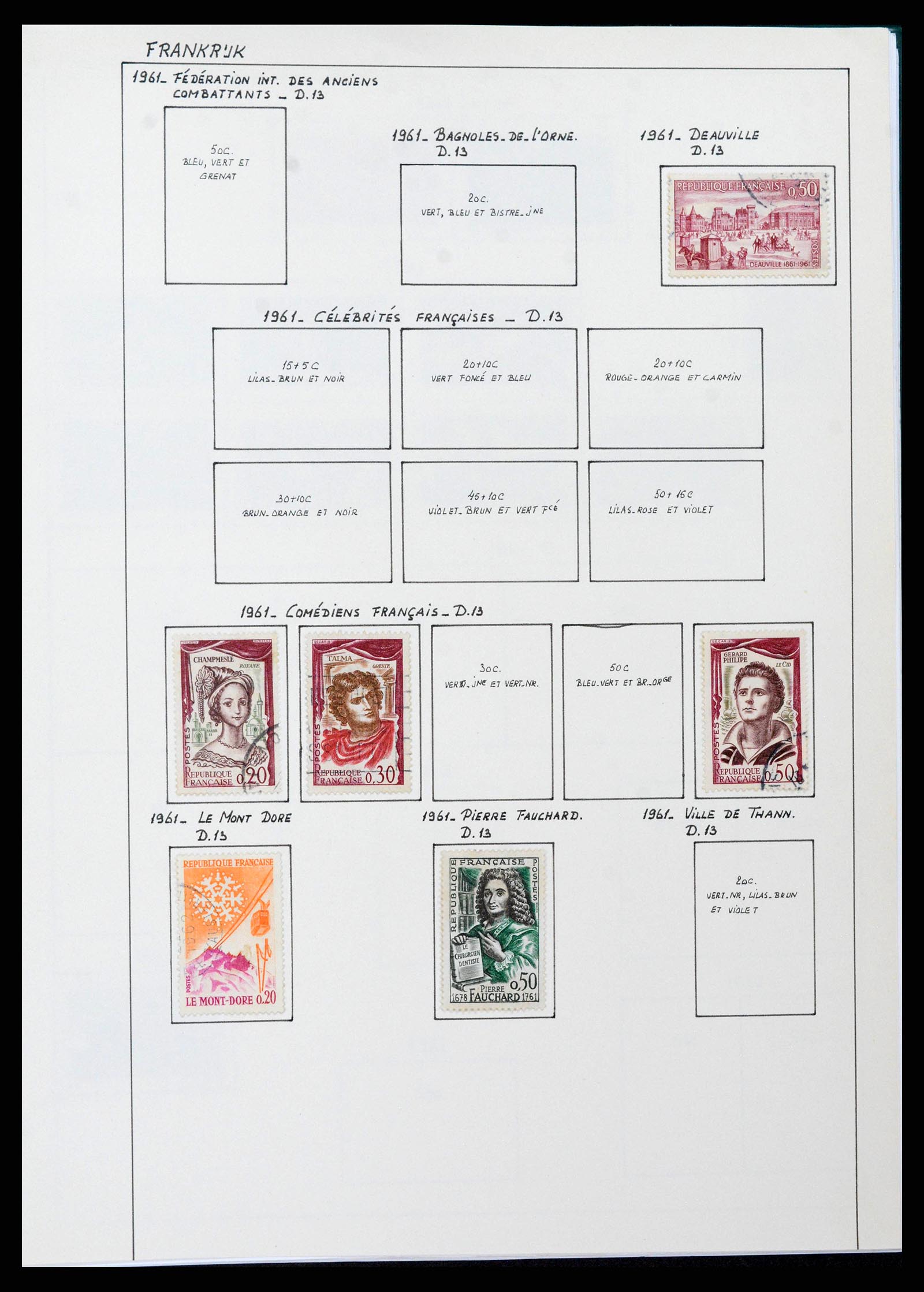 38561 0068 - Postzegelverzameling 38561 Wereld 1880-1980.