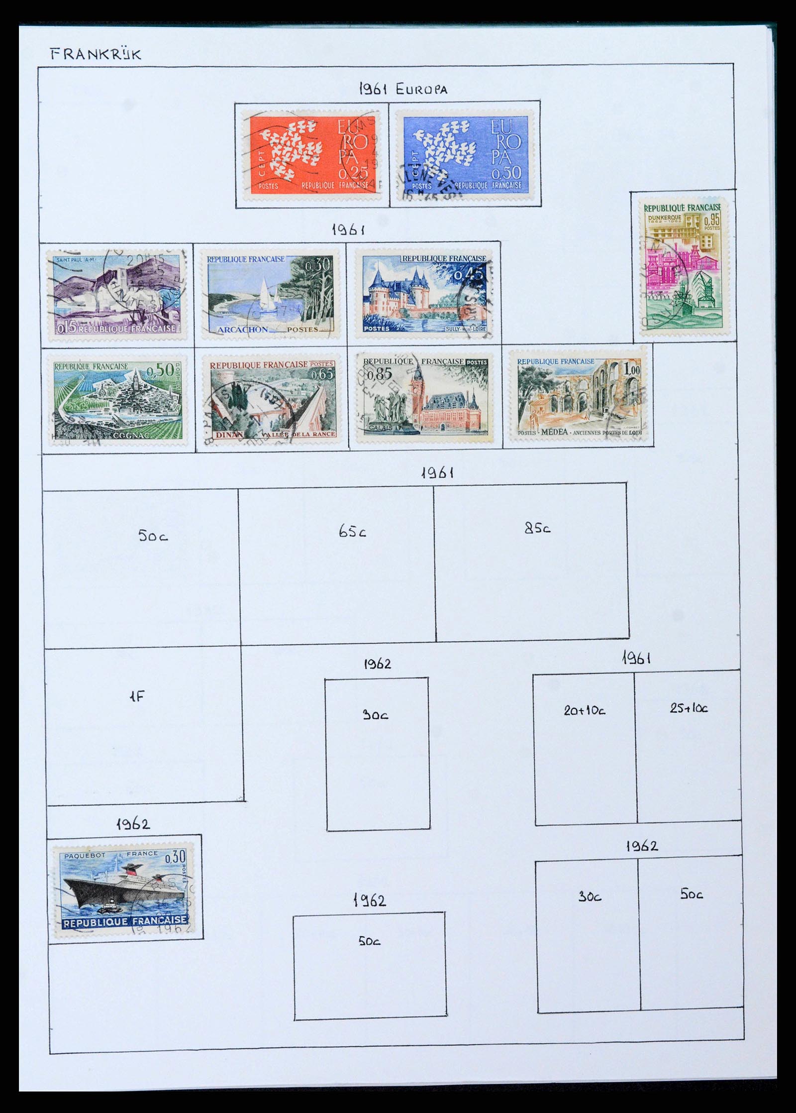 38561 0069 - Postzegelverzameling 38561 Wereld 1880-1980.