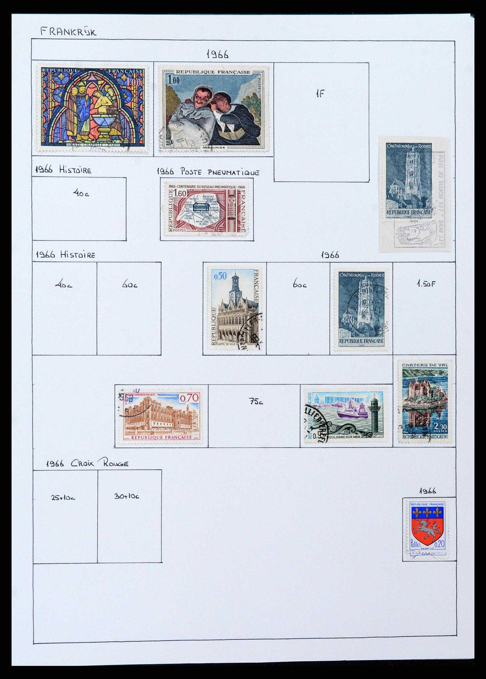 38561 0078 - Postzegelverzameling 38561 Wereld 1880-1980.
