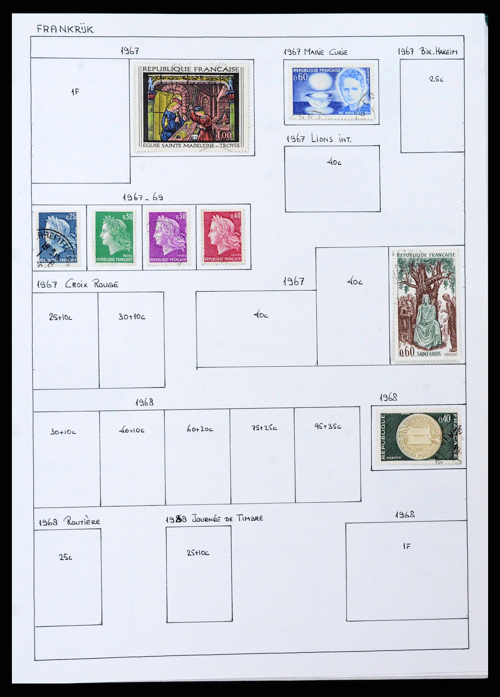 38561 0081 - Postzegelverzameling 38561 Wereld 1880-1980.