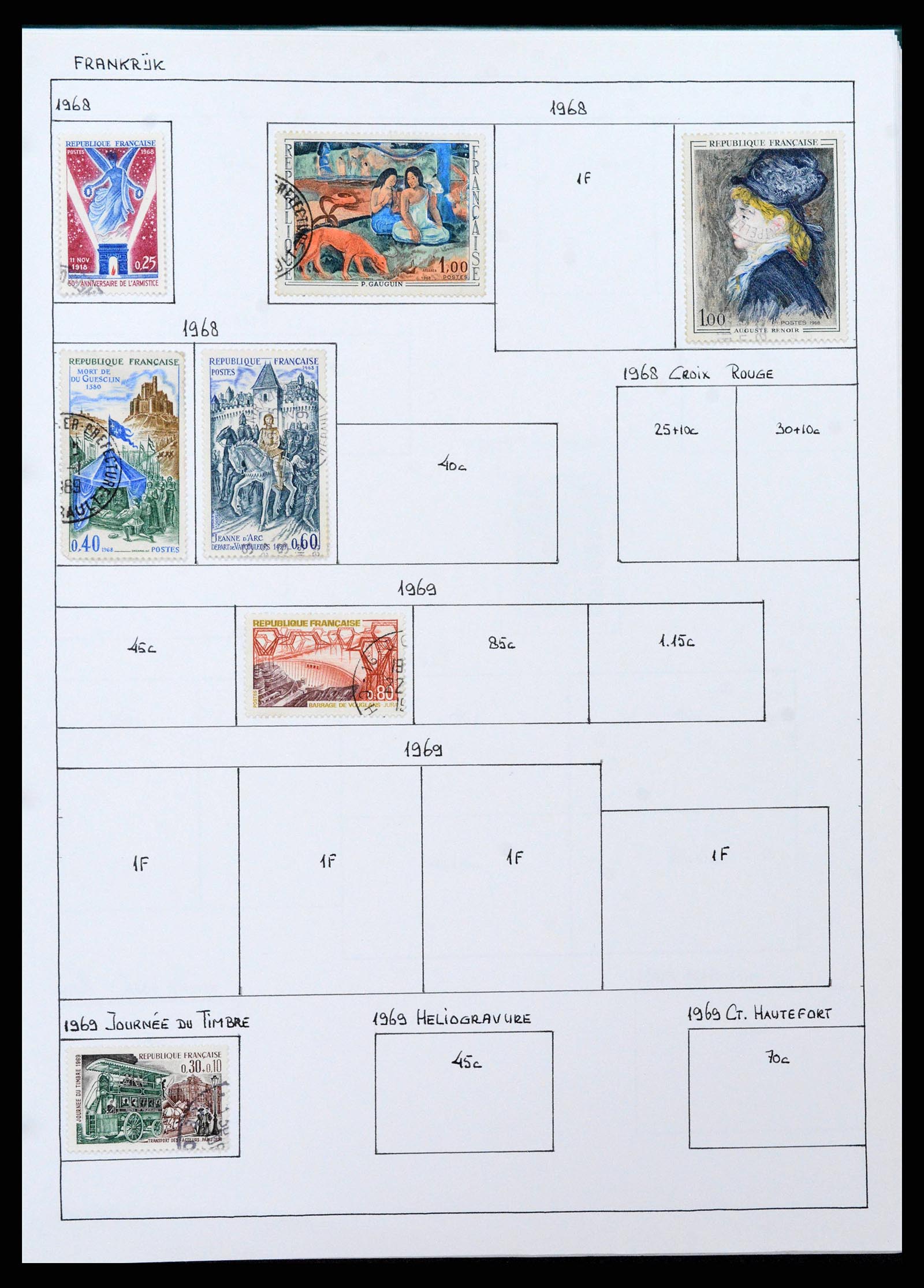 38561 0083 - Postzegelverzameling 38561 Wereld 1880-1980.