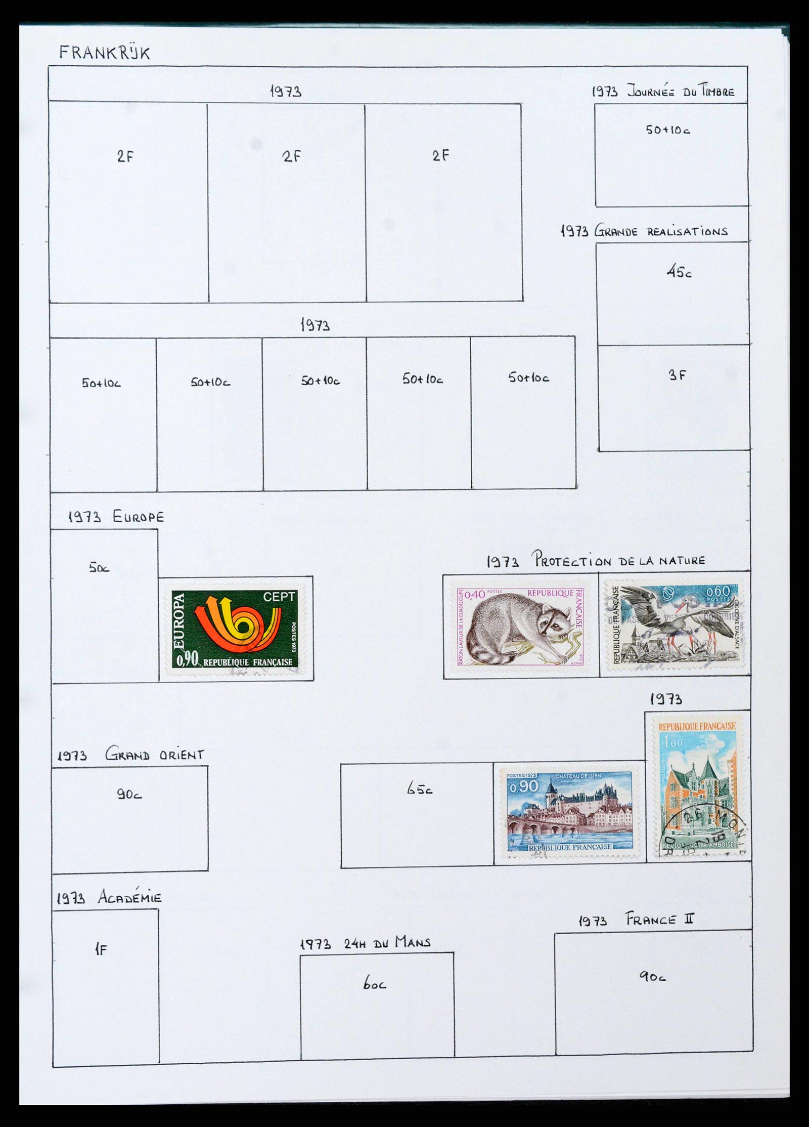 38561 0090 - Postzegelverzameling 38561 Wereld 1880-1980.