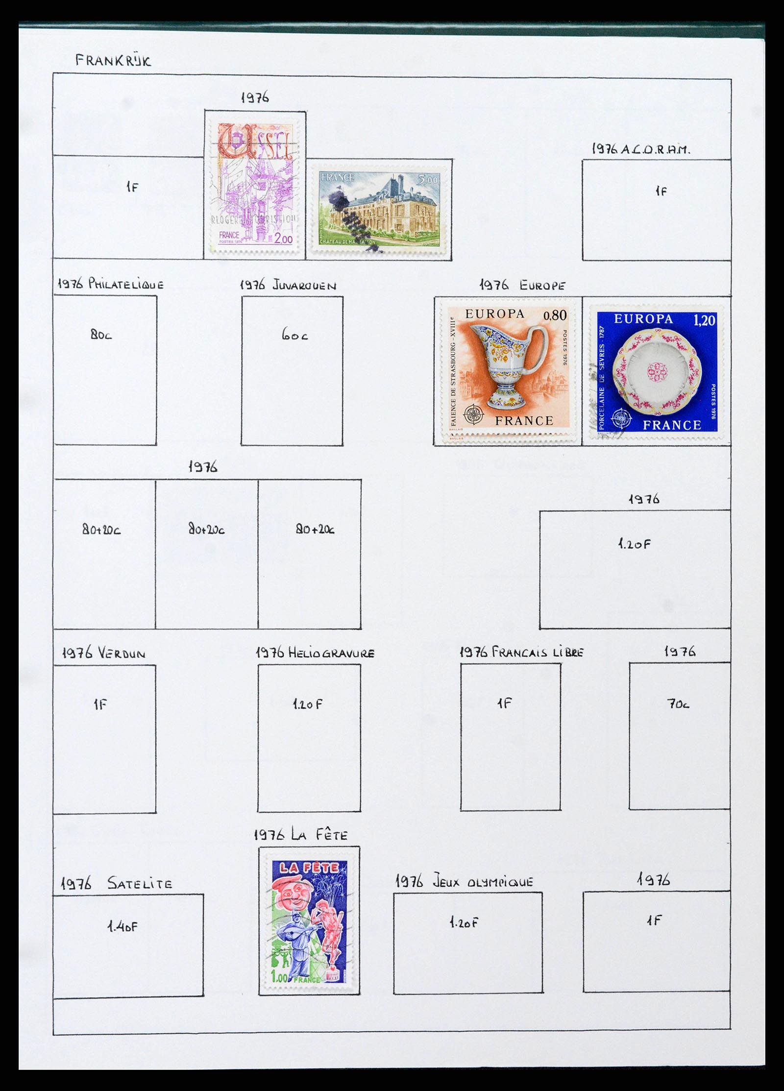 38561 0096 - Postzegelverzameling 38561 Wereld 1880-1980.