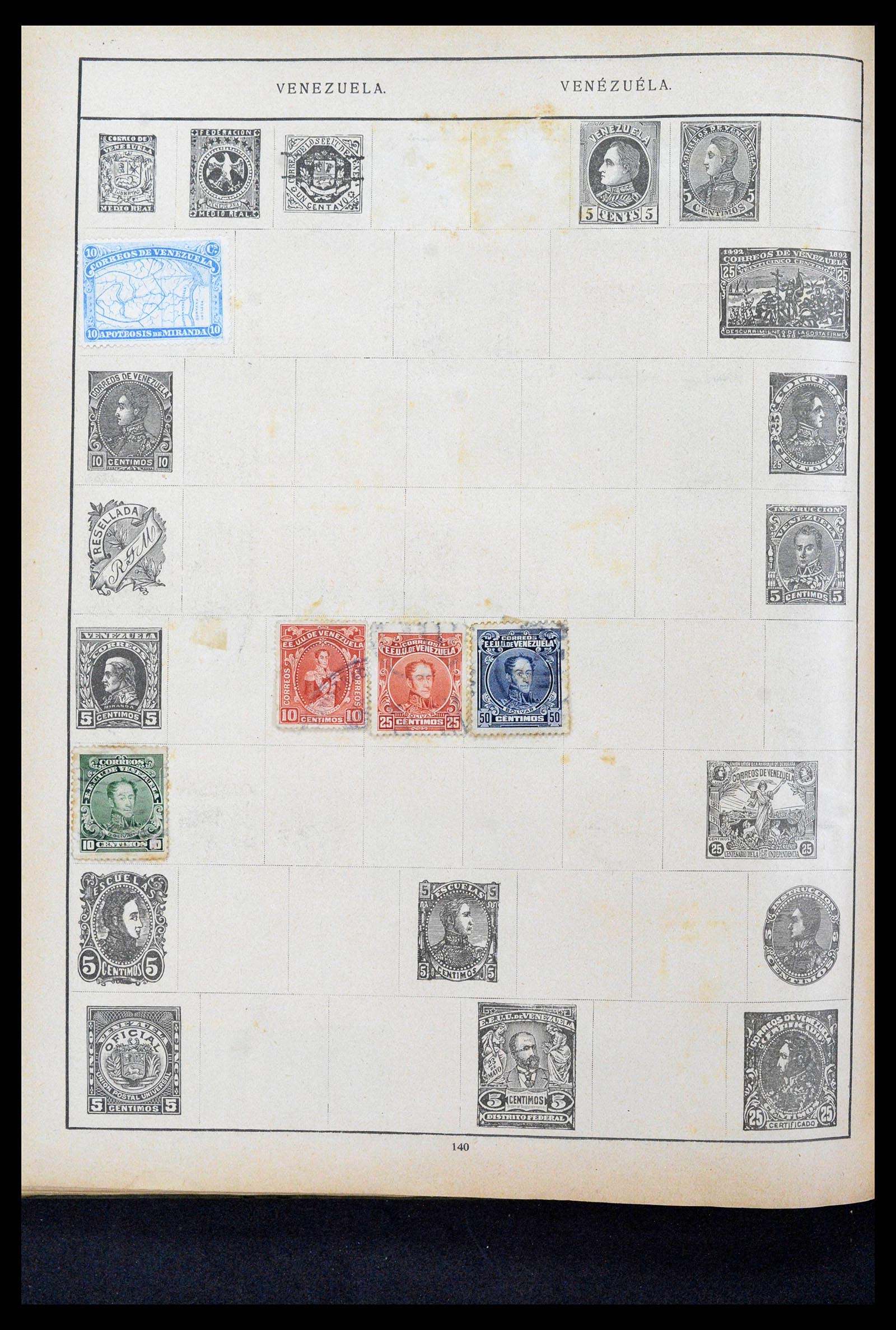 38561 4711 - Postzegelverzameling 38561 Wereld 1880-1980.