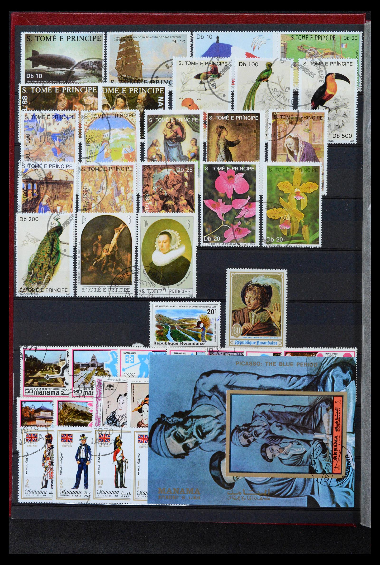 38561 4727 - Postzegelverzameling 38561 Wereld 1880-1980.