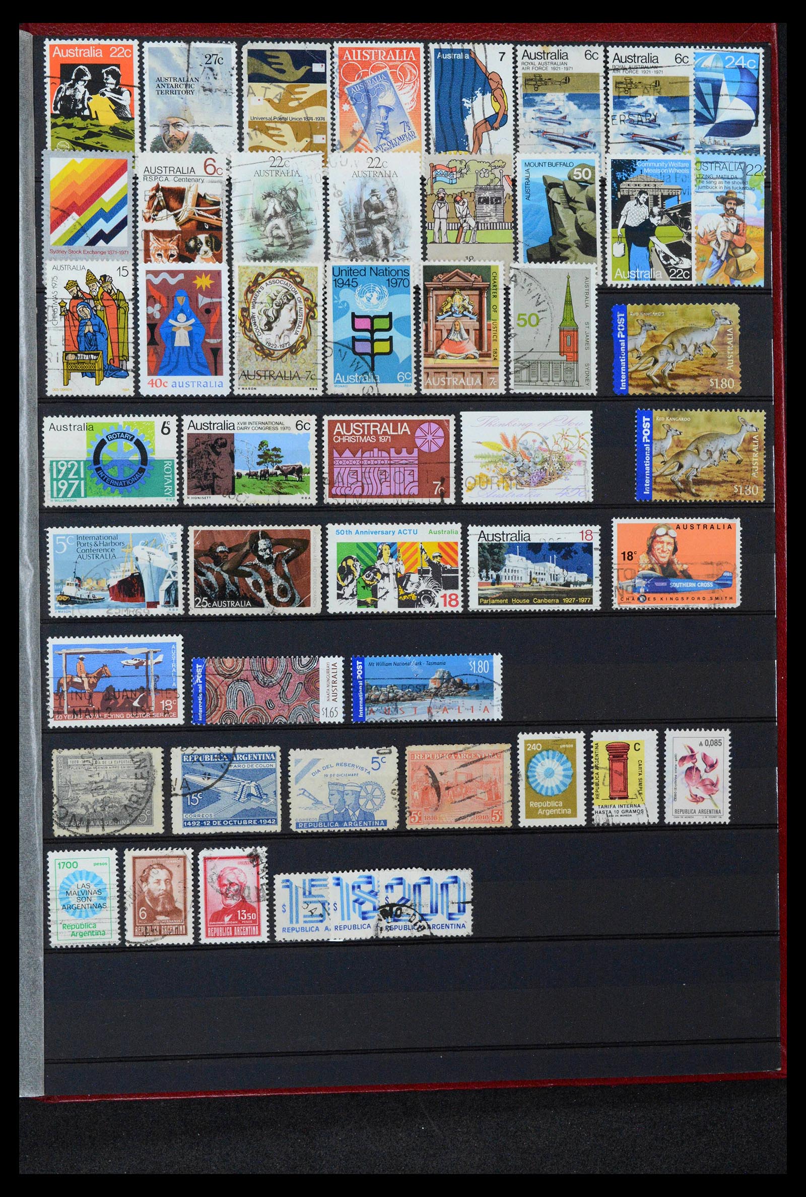 38561 4740 - Postzegelverzameling 38561 Wereld 1880-1980.