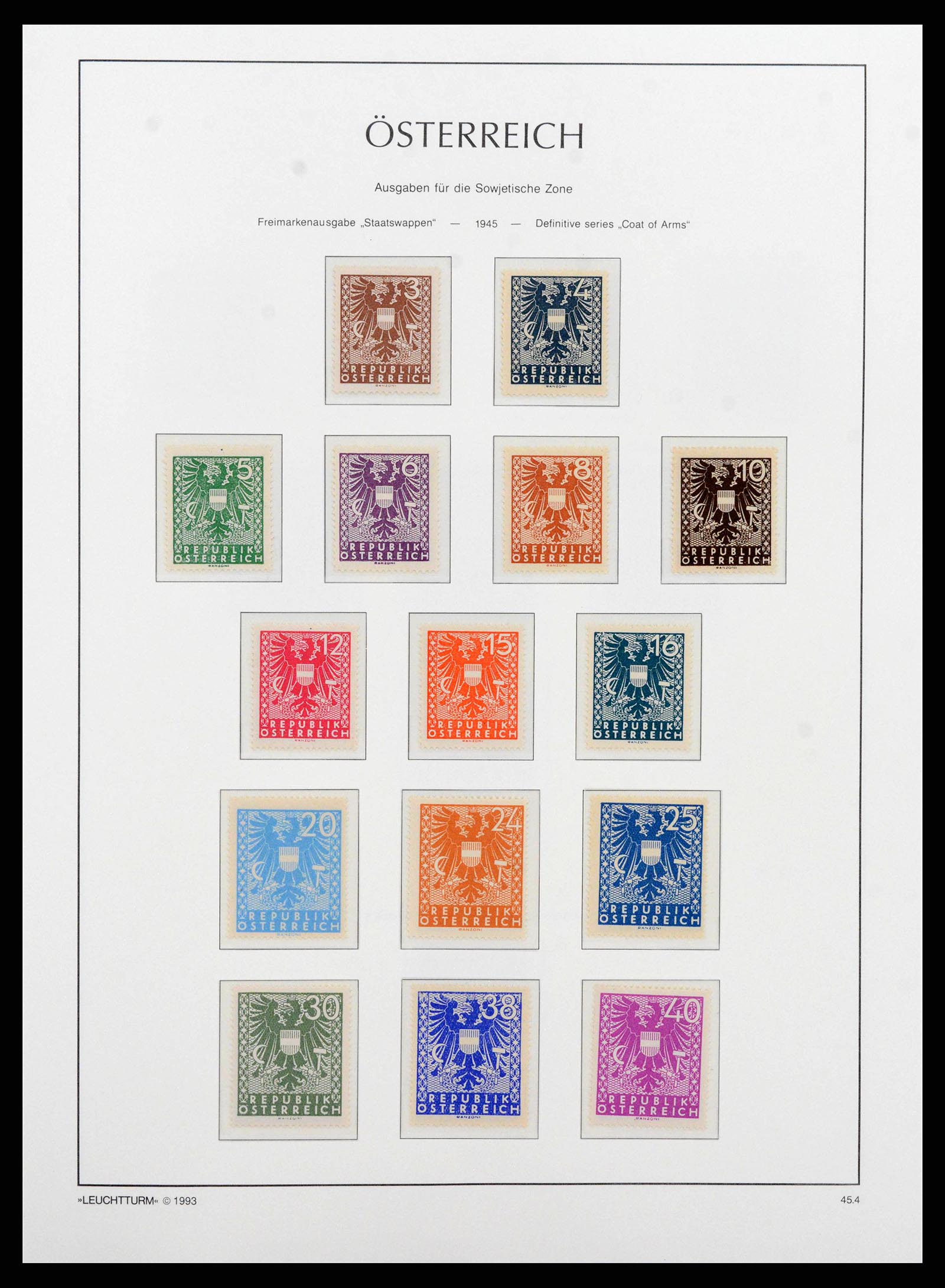 38565 0008 - Stamp collection 38565 Austria 1945-1979.