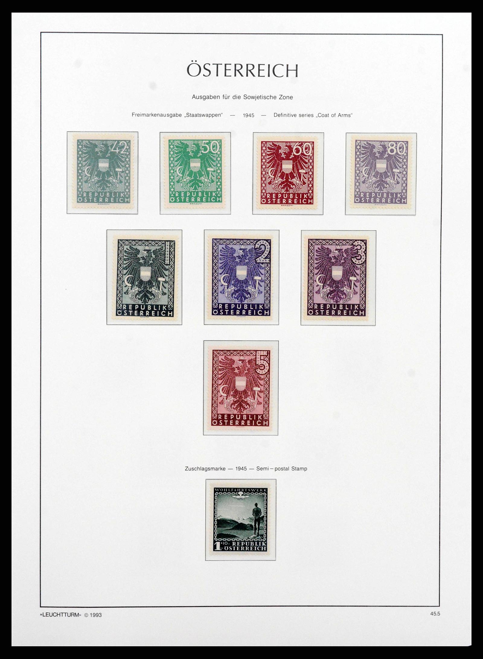 38565 0009 - Stamp collection 38565 Austria 1945-1979.