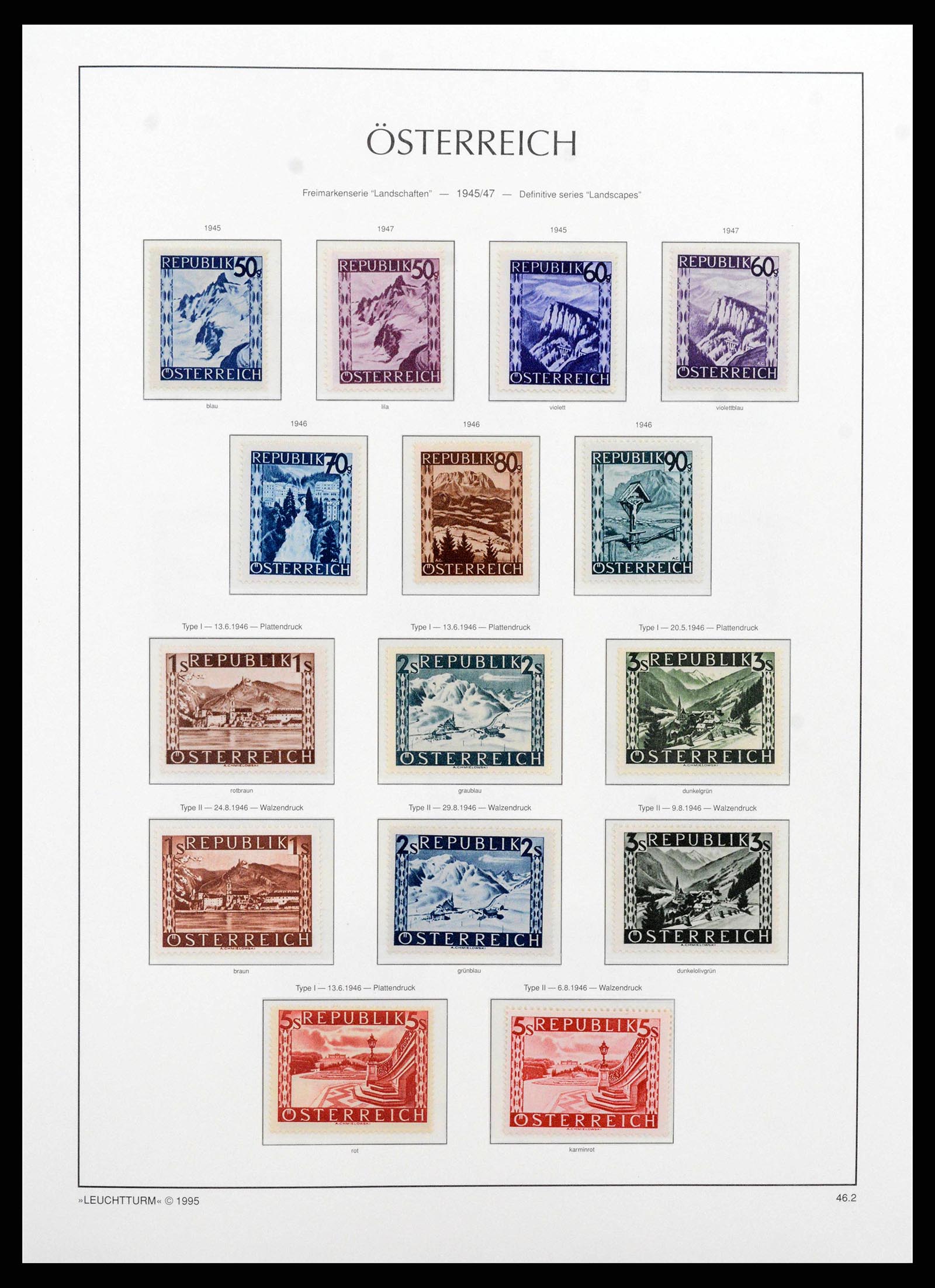 38565 0012 - Stamp collection 38565 Austria 1945-1979.