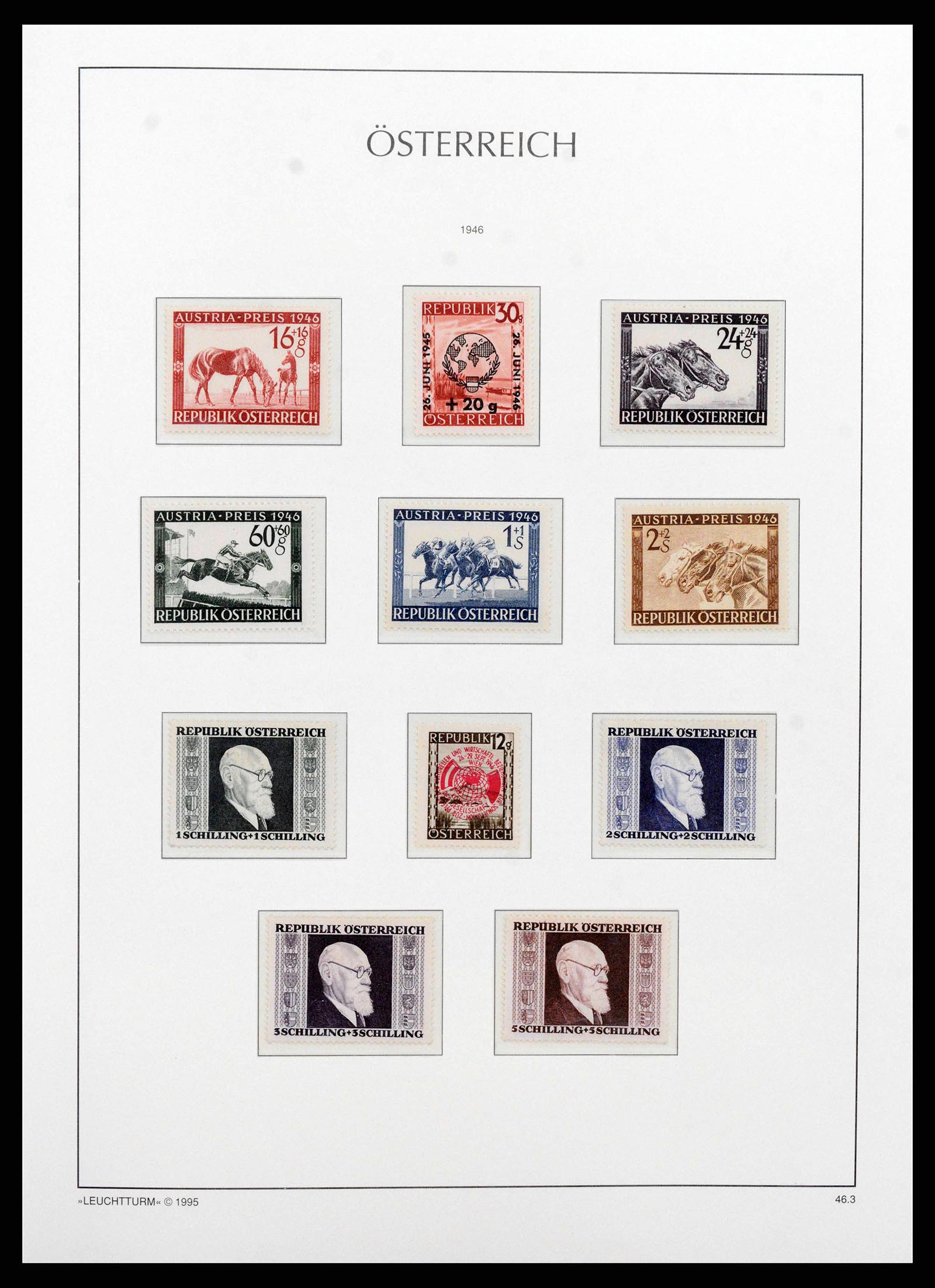38565 0013 - Stamp collection 38565 Austria 1945-1979.