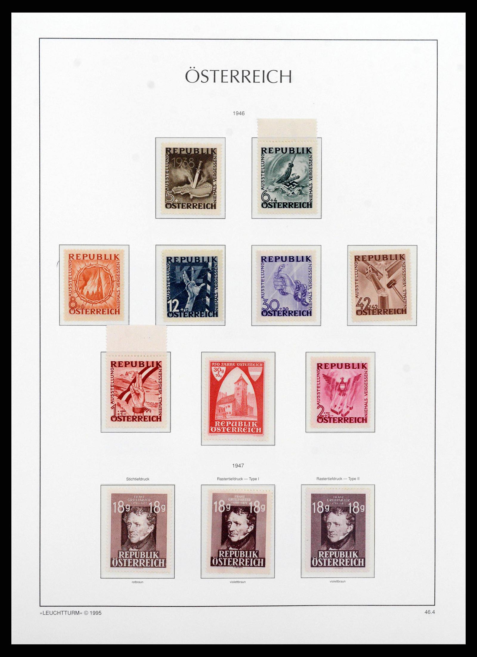 38565 0019 - Stamp collection 38565 Austria 1945-1979.